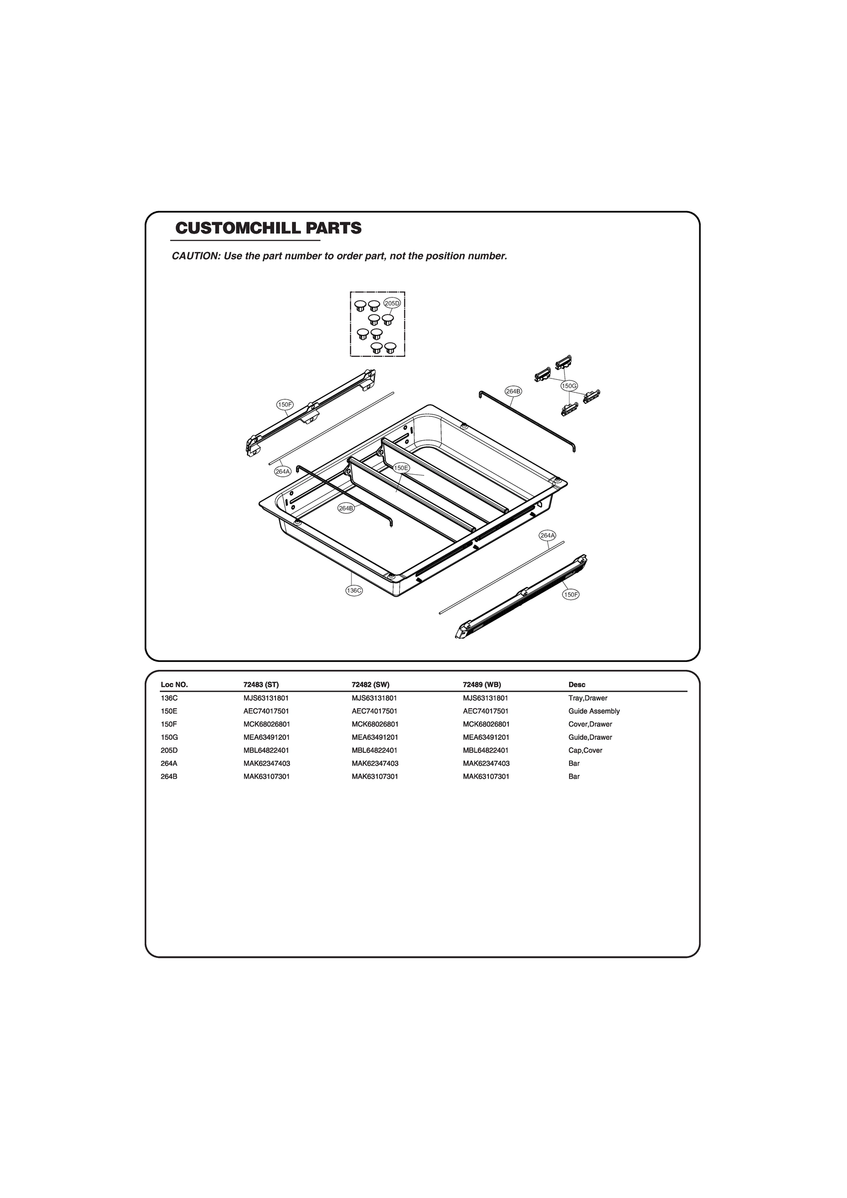 CUSTOMCHILL PARTS