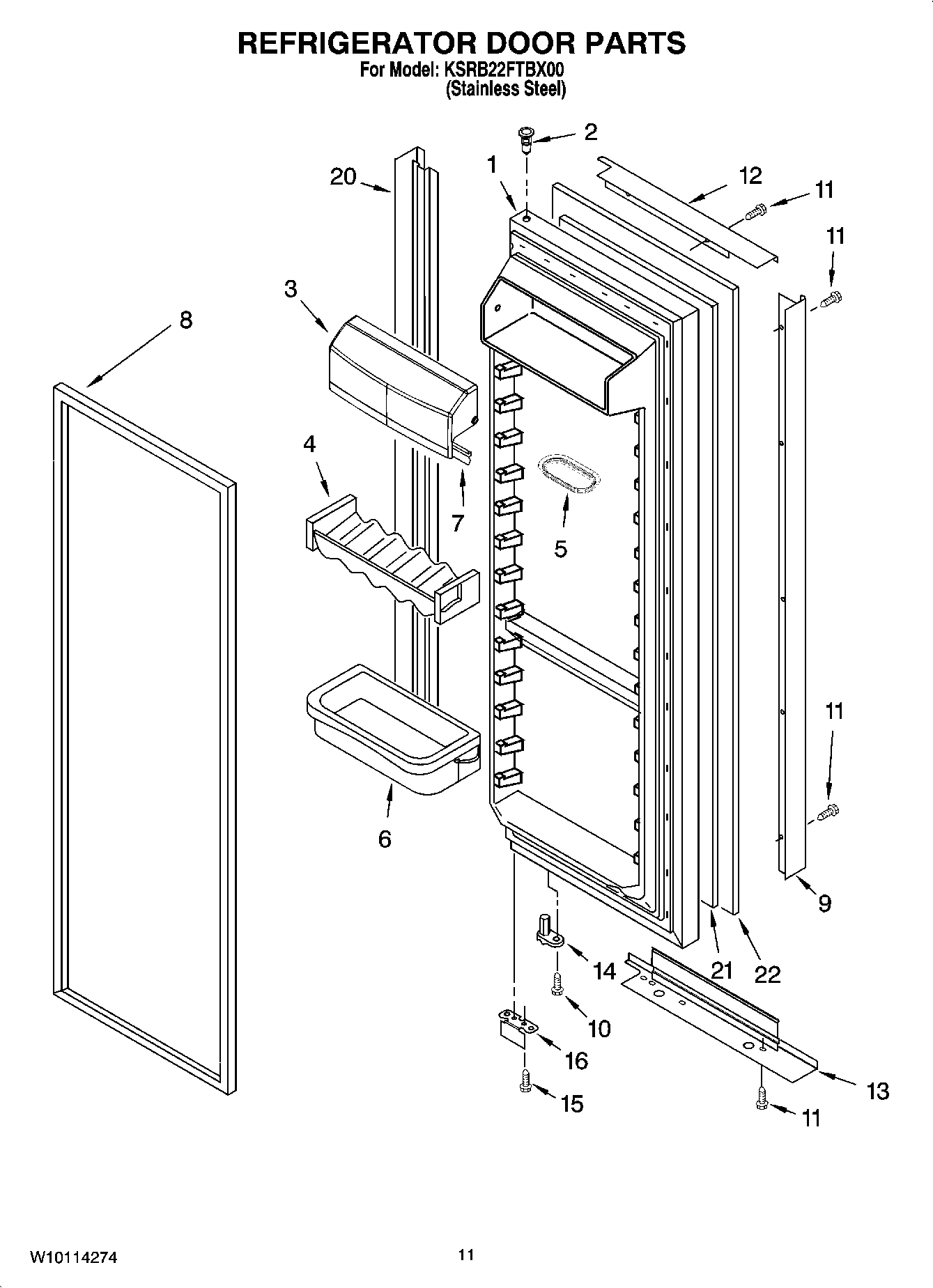 07 - REFRIGERATOR DOOR PARTS