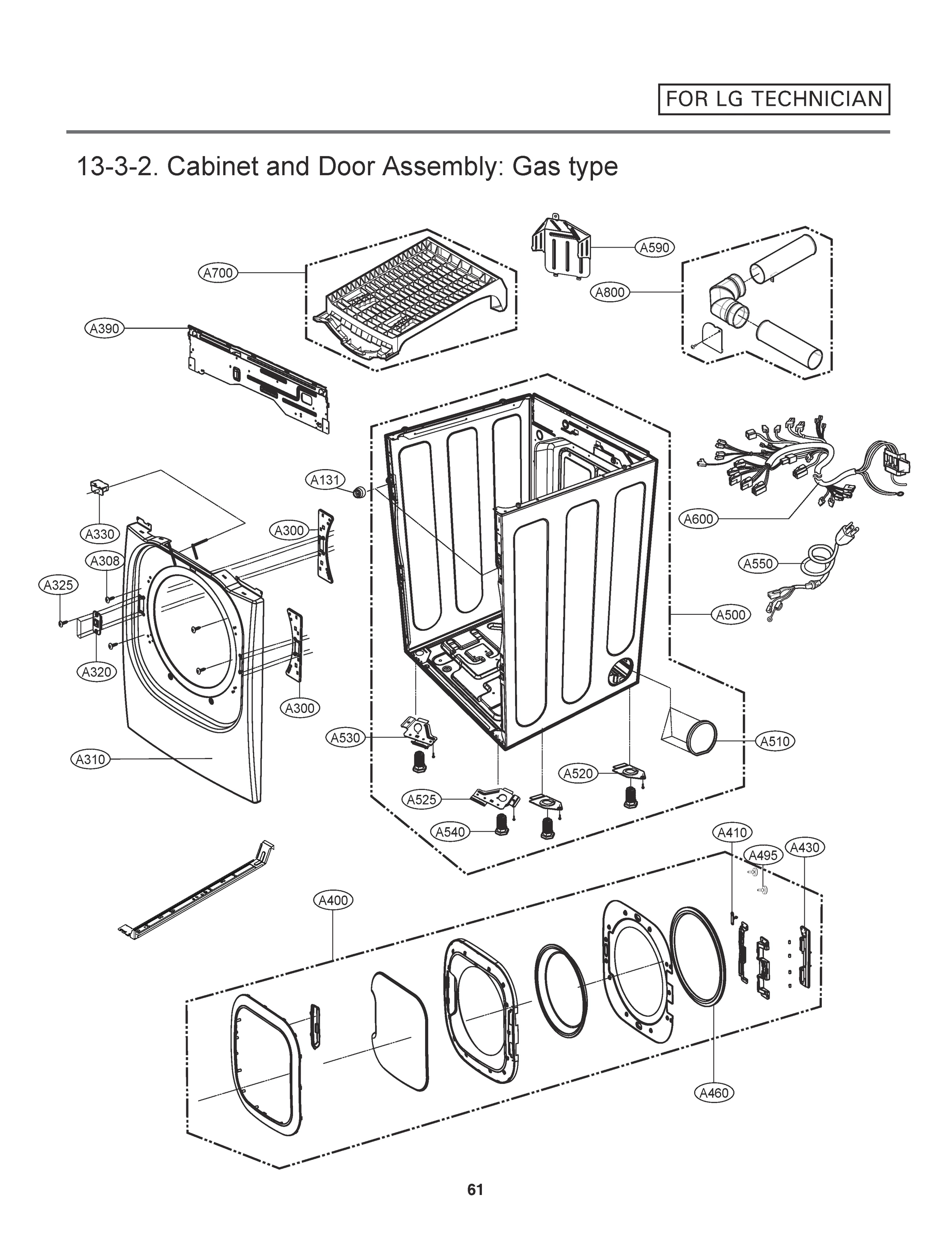 CABINET AND DOOR ASSEMBLY