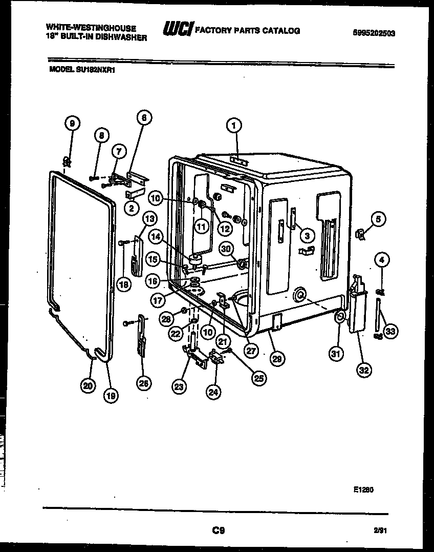 05 - TUB AND FRAME PARTS