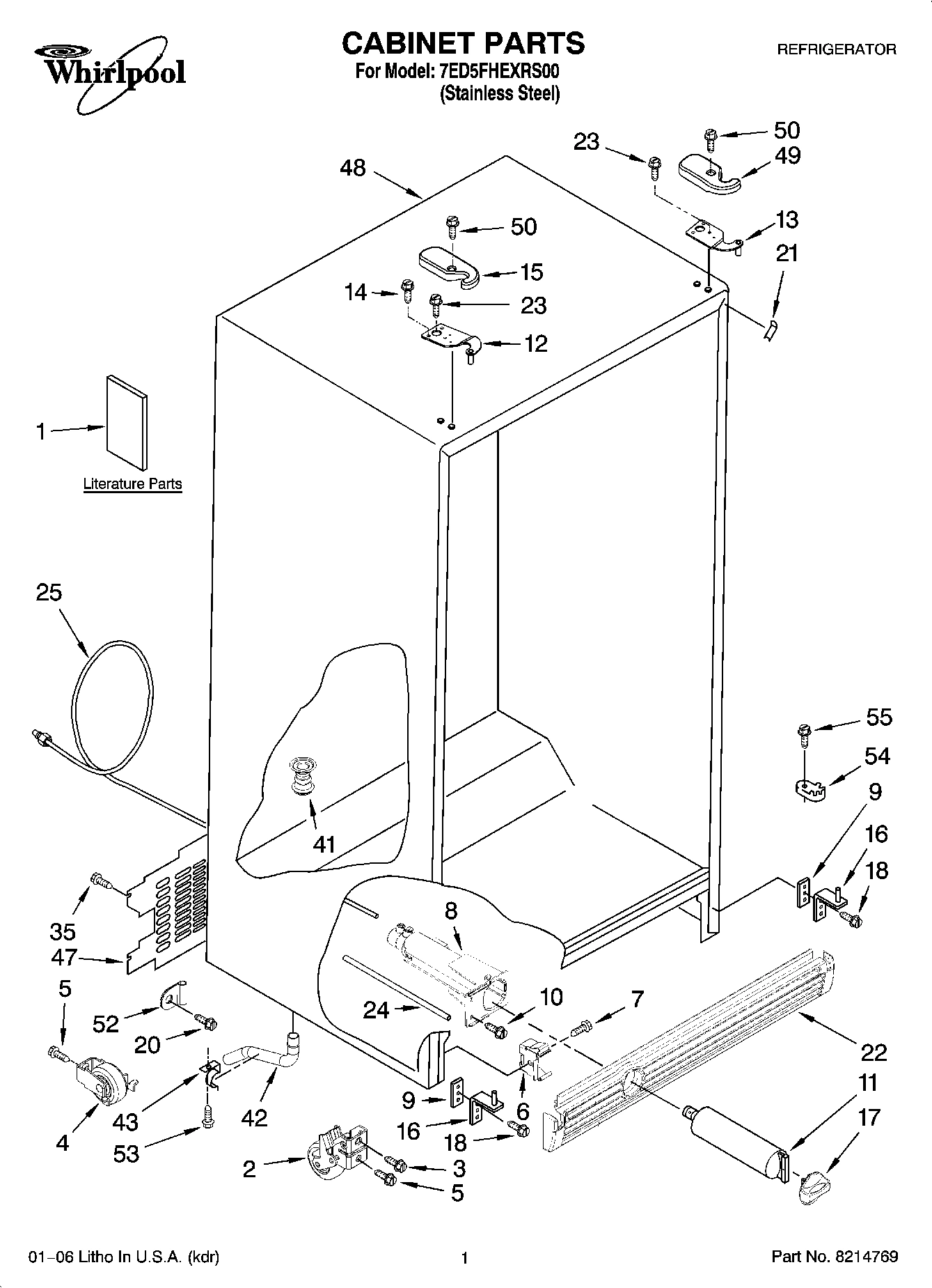 01 - CABINET PARTS