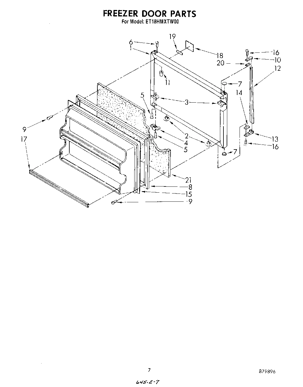 06 - FREEZER DOOR