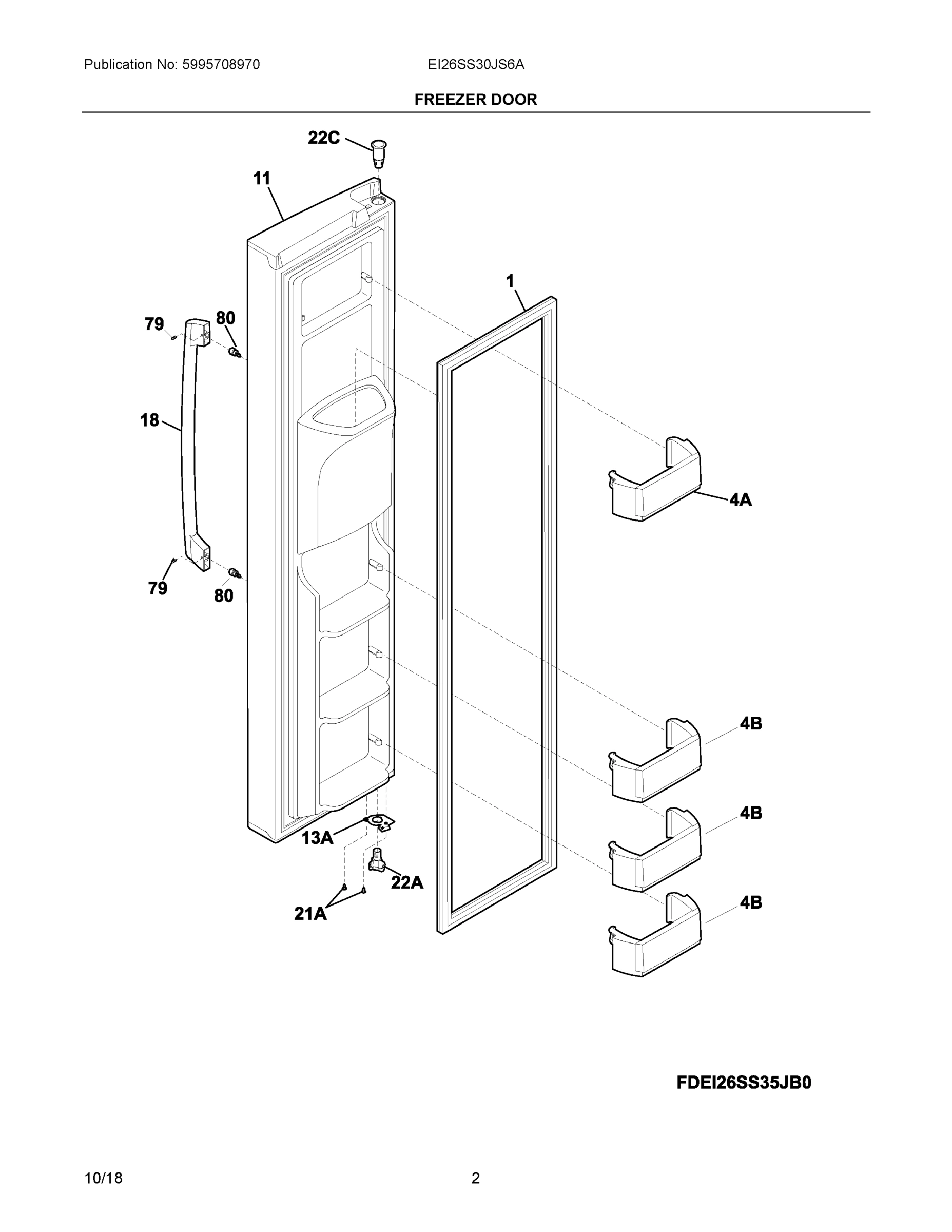 02 - FREEZER DOOR