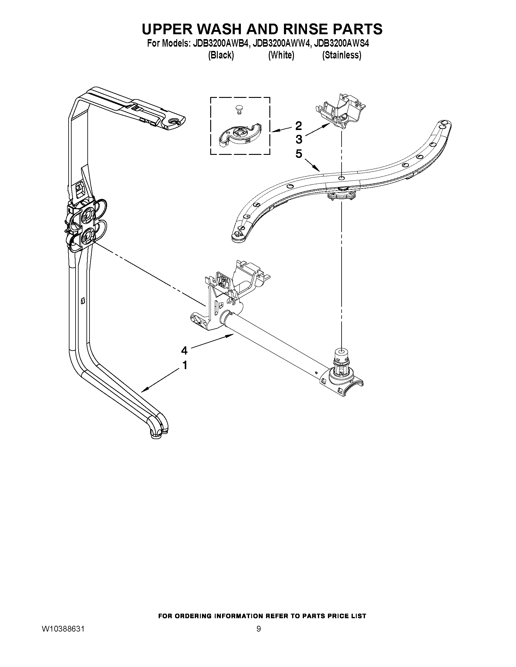 07 - UPPER WASH AND RINSE PARTS