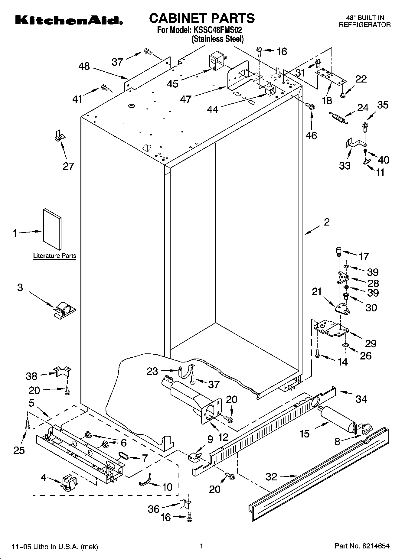 01 - CABINET PARTS