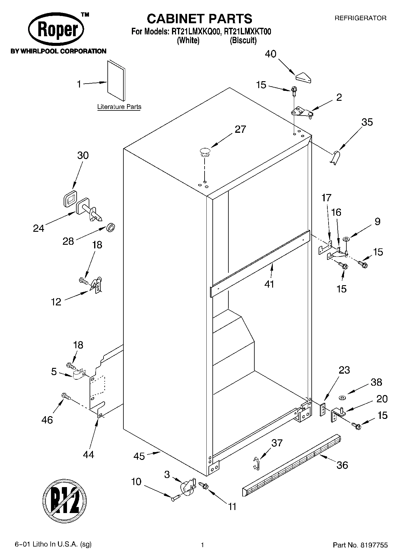01 - CABINET, LITERATURE