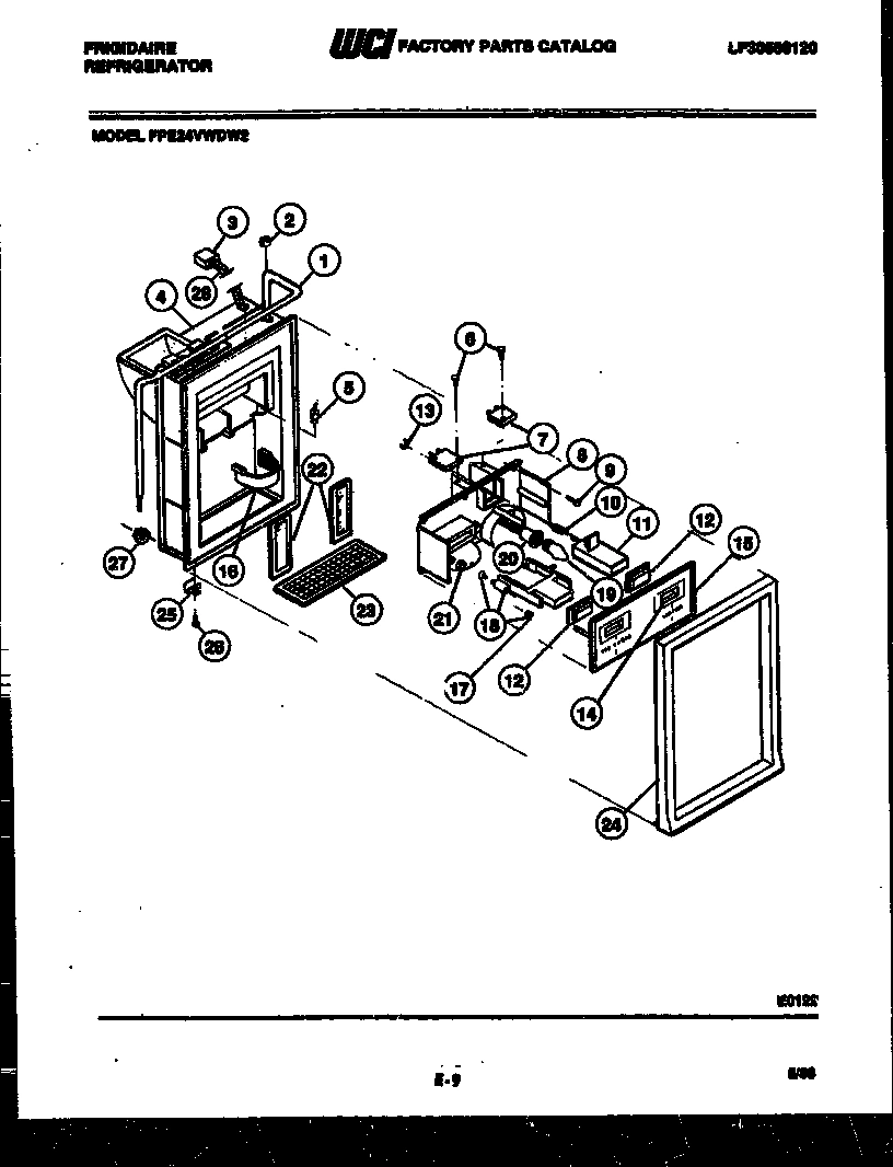 07 - ICE DOOR, DISPENSER AND WATER TANKS