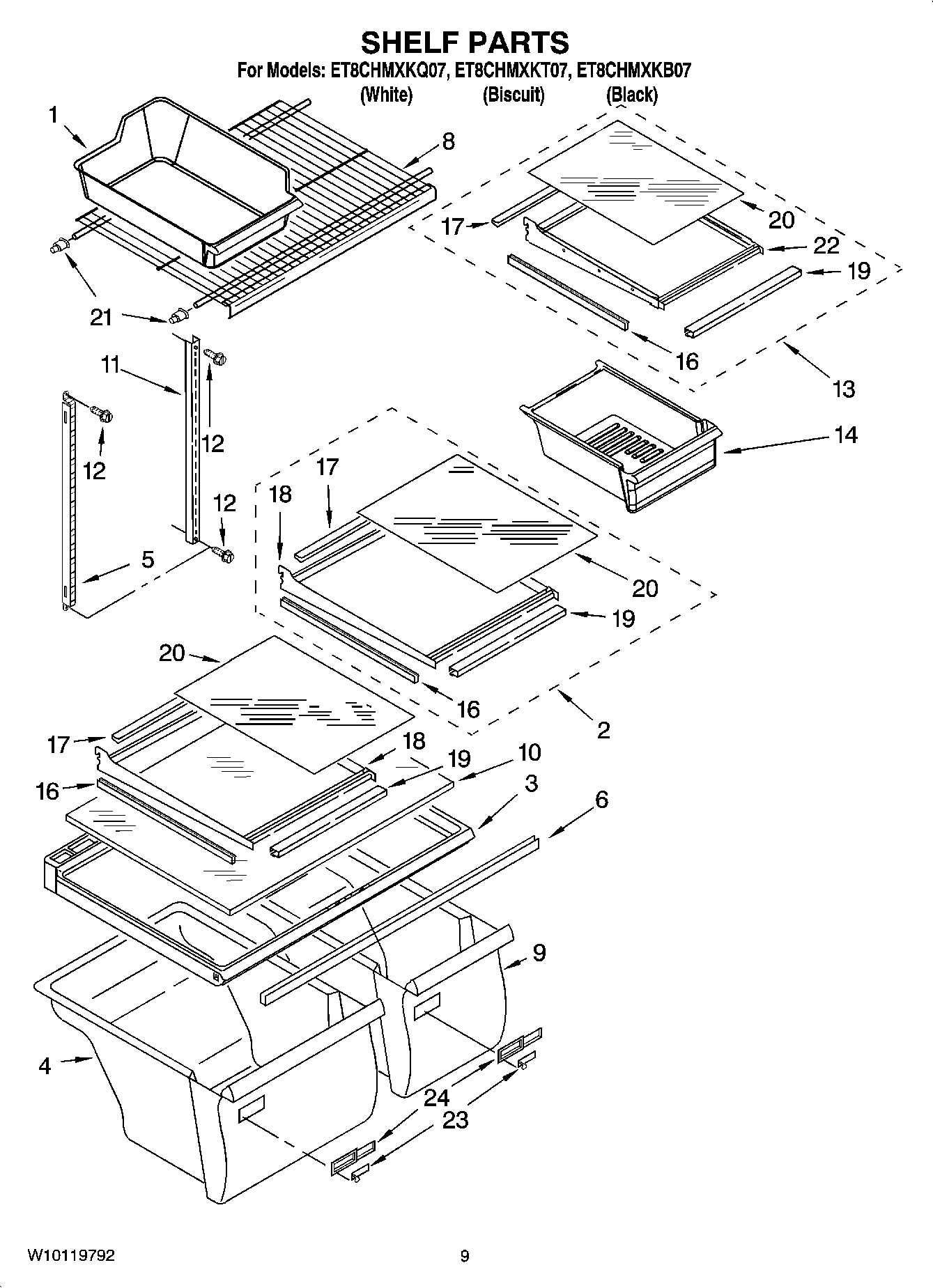 05 - SHELF PARTS