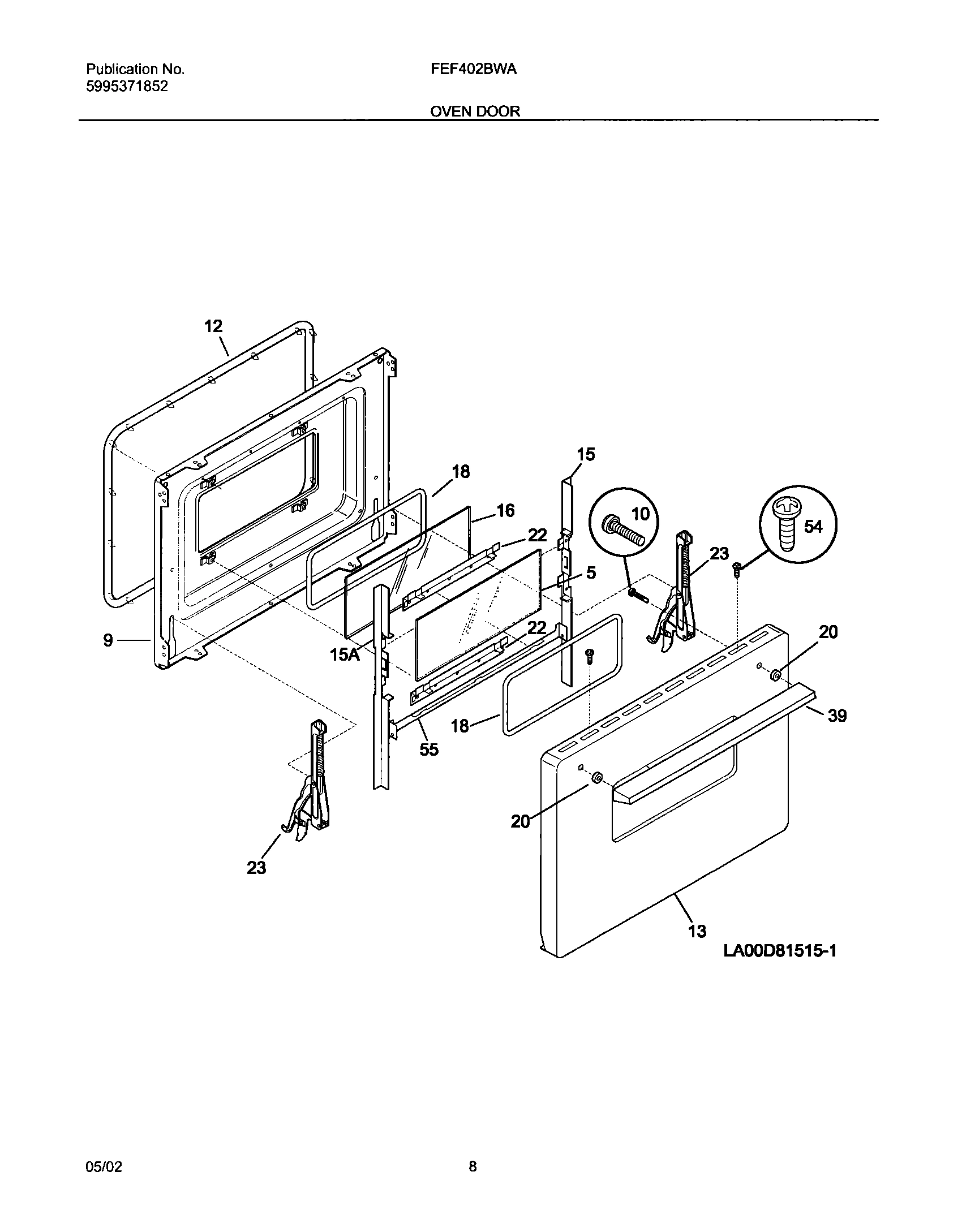 09 - OVEN DOOR