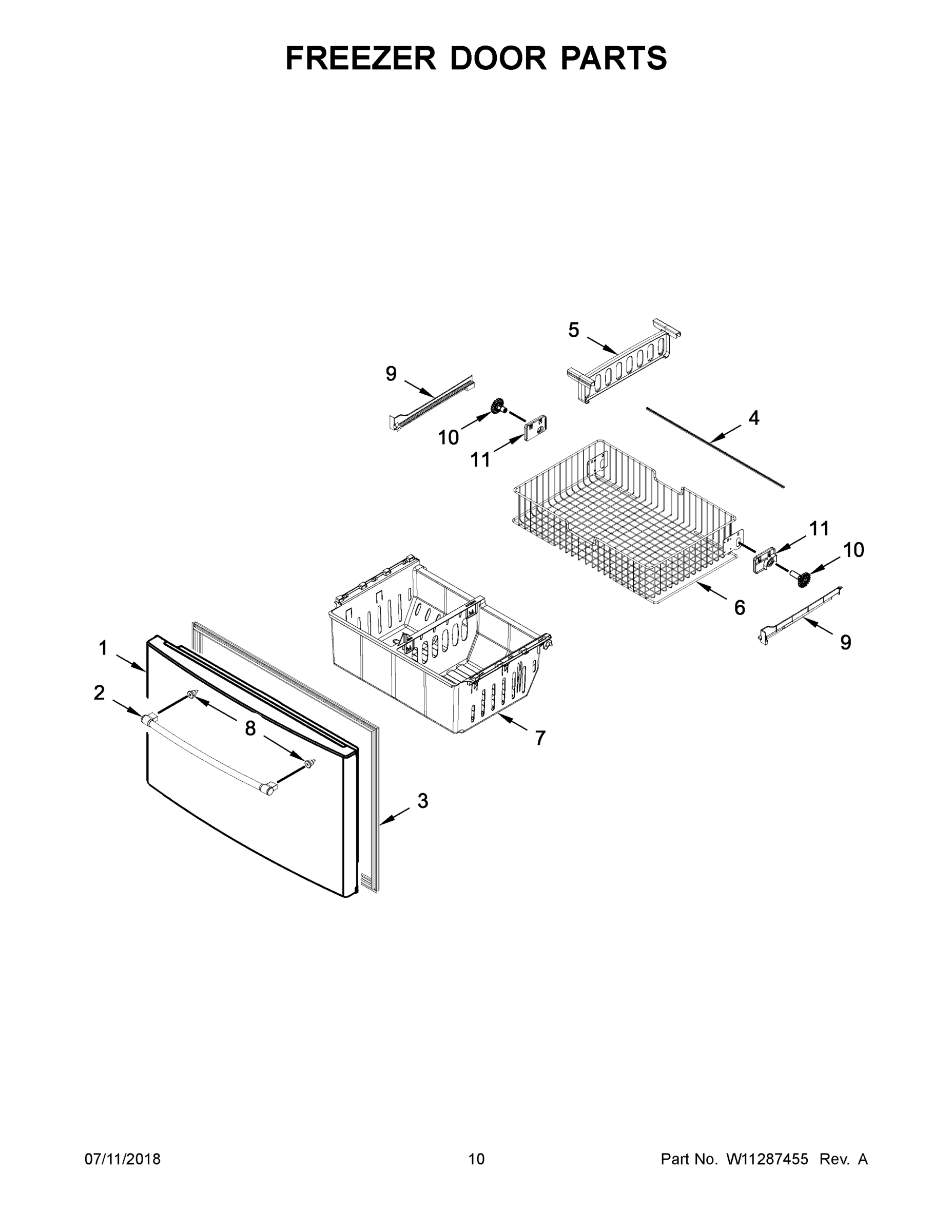 06 - FREEZER DOOR PARTS