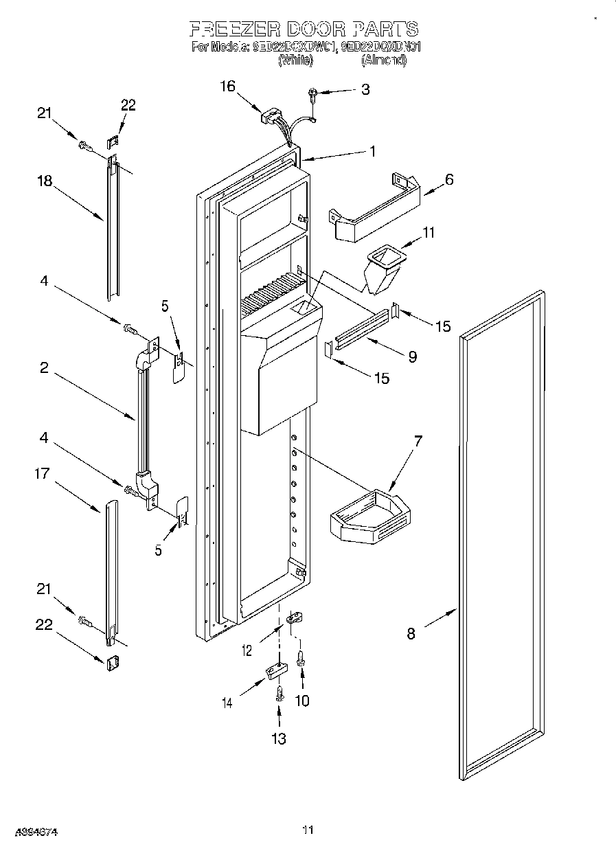 08 - FREEZER DOOR
