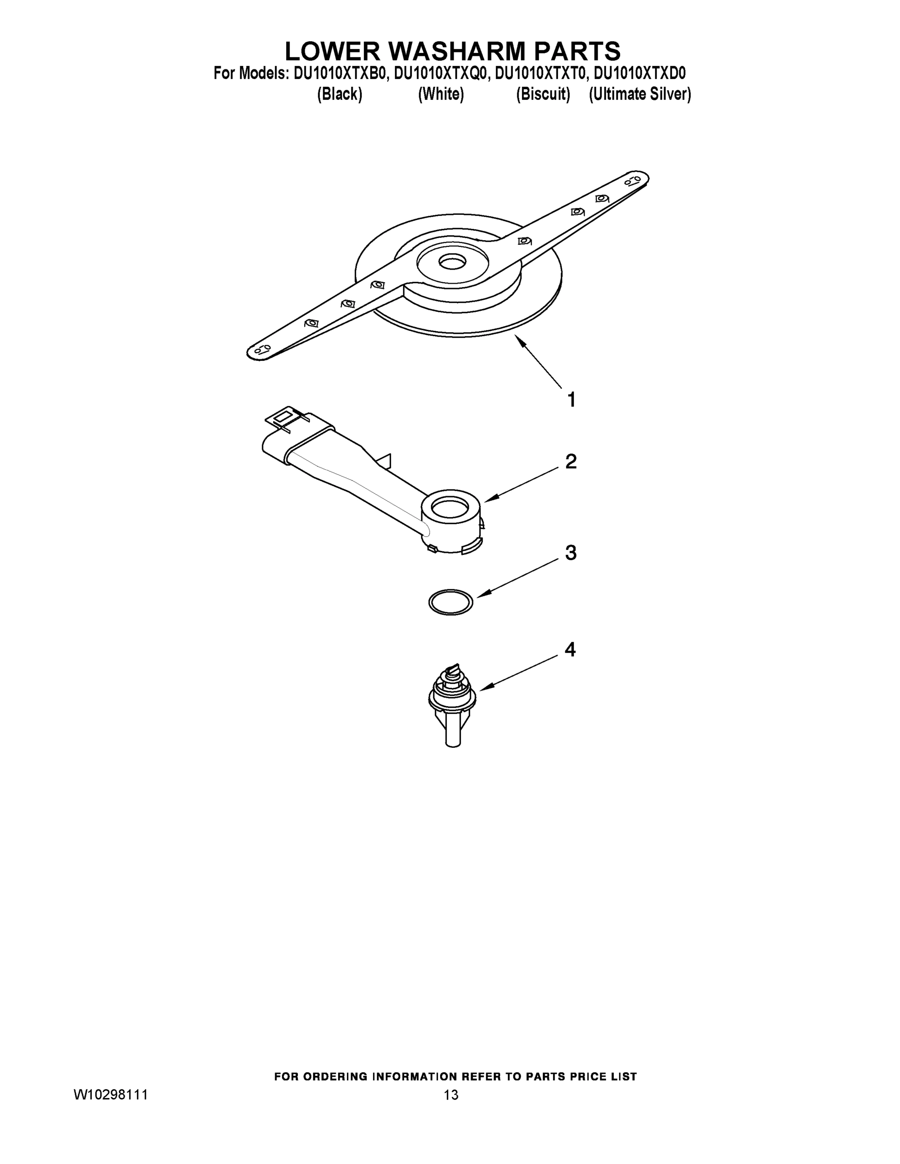 11 - LOWER WASHARM PARTS