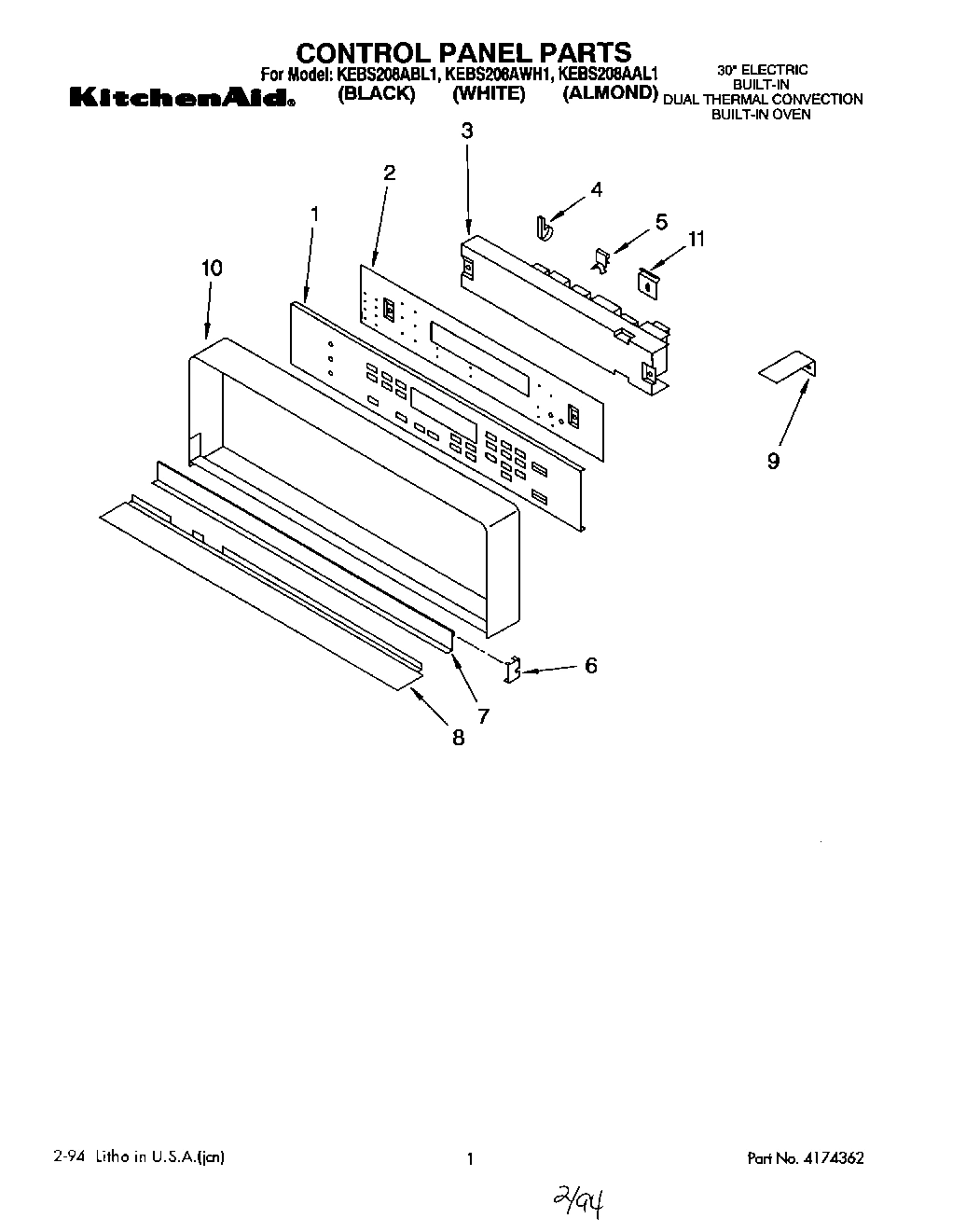 01 - CONTROL PANEL, LITERATURE