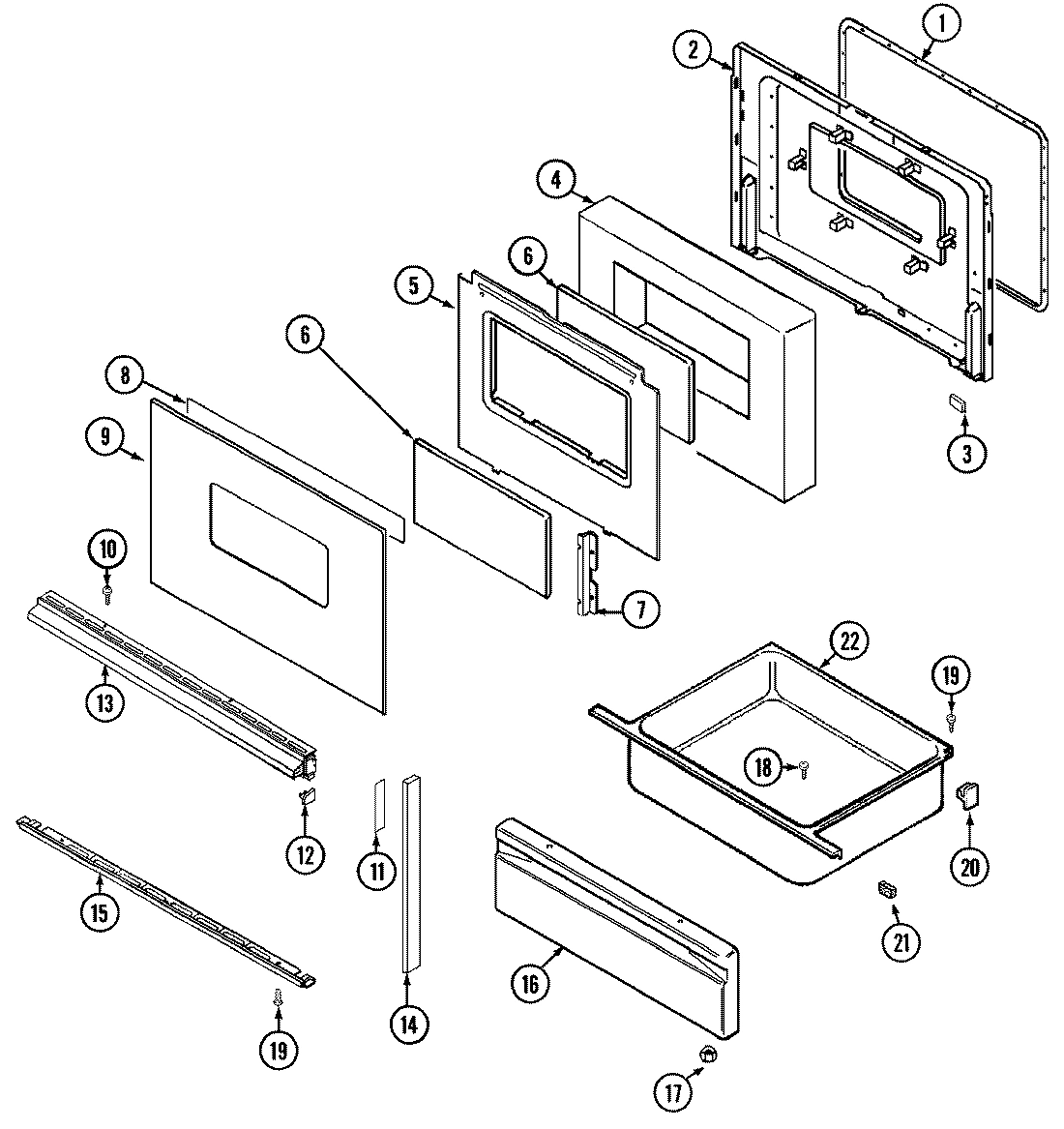 04 - DOOR/DRAWER (SER. PRE. 21)