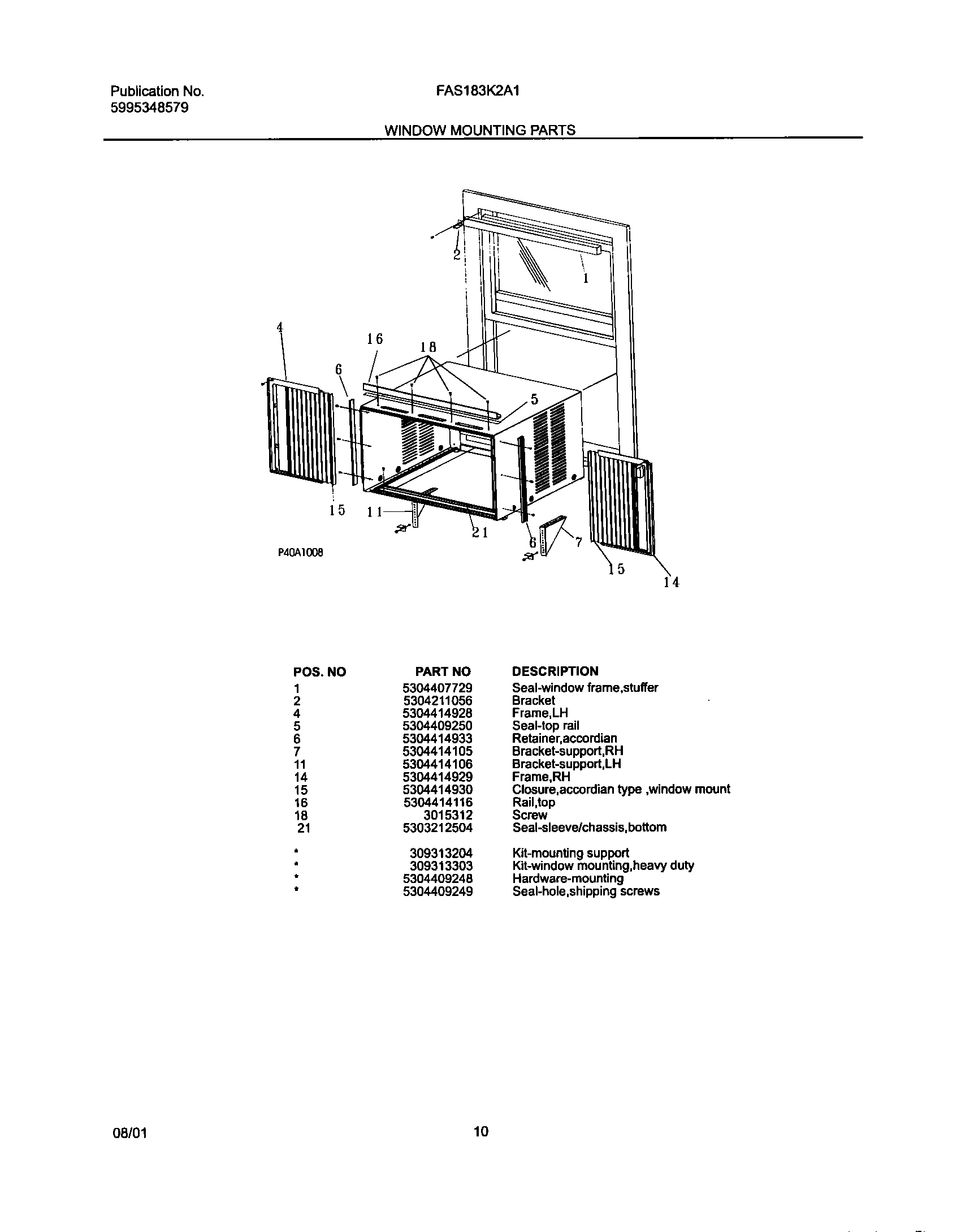 11 - WINDOW MOUNTING