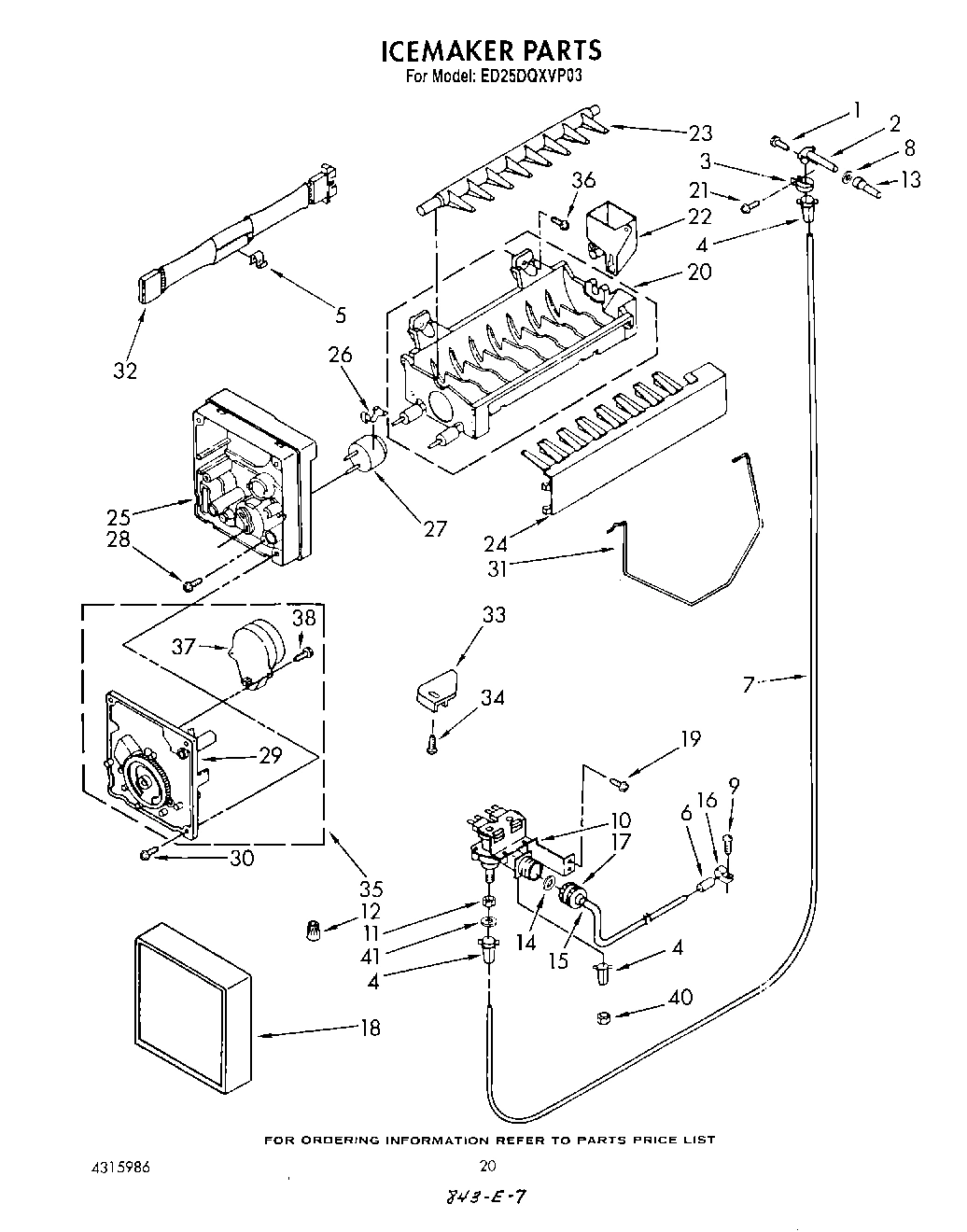13 - ICE MAKER , NOT ILLUSTRATED