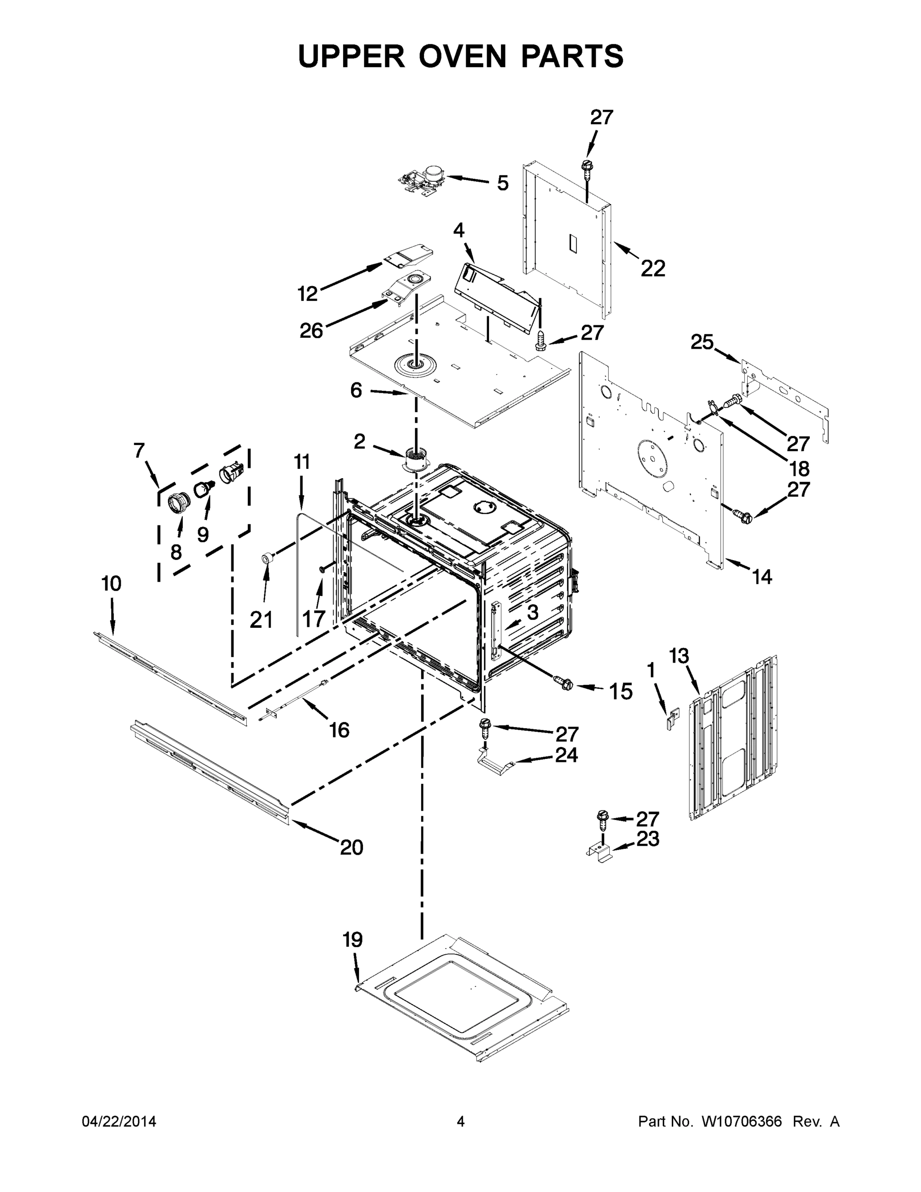 03 - UPPER OVEN PARTS