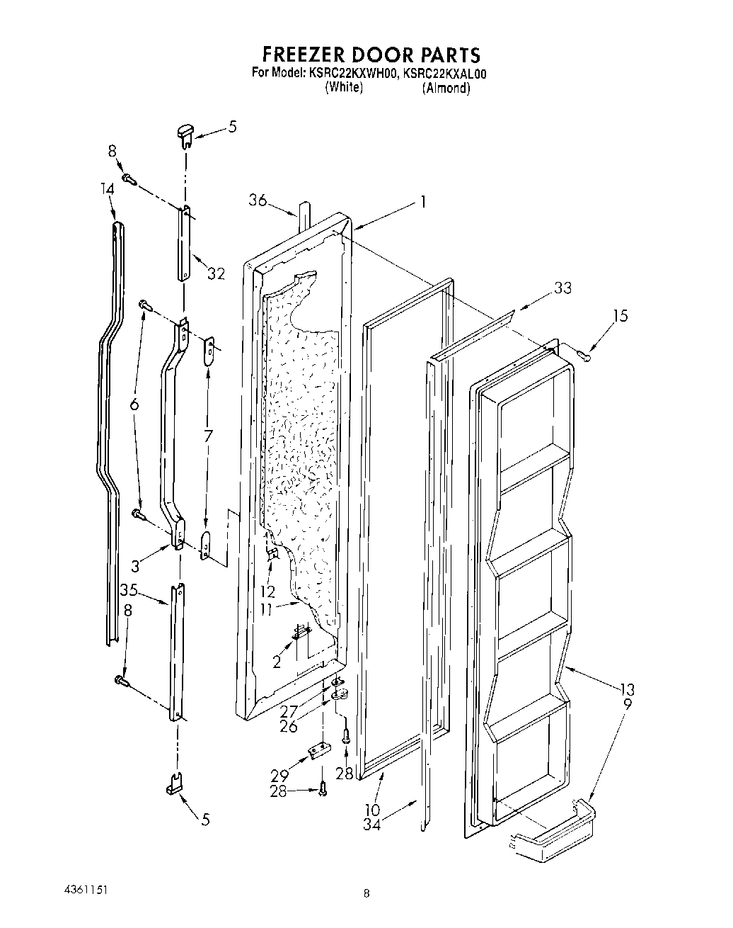 05 - FREEZER DOOR