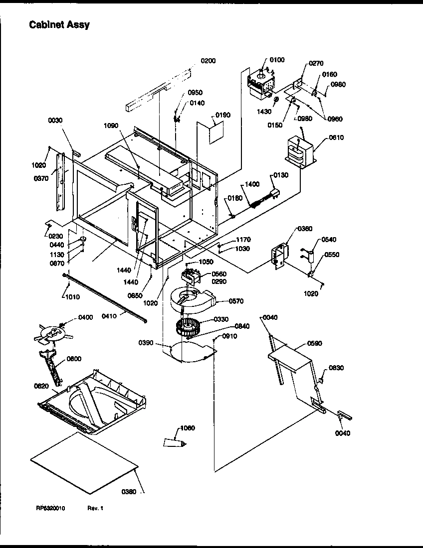 01 - CABINET ASSY