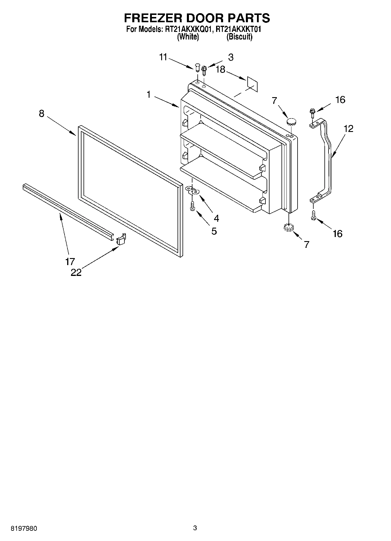 02 - FREEZER DOOR