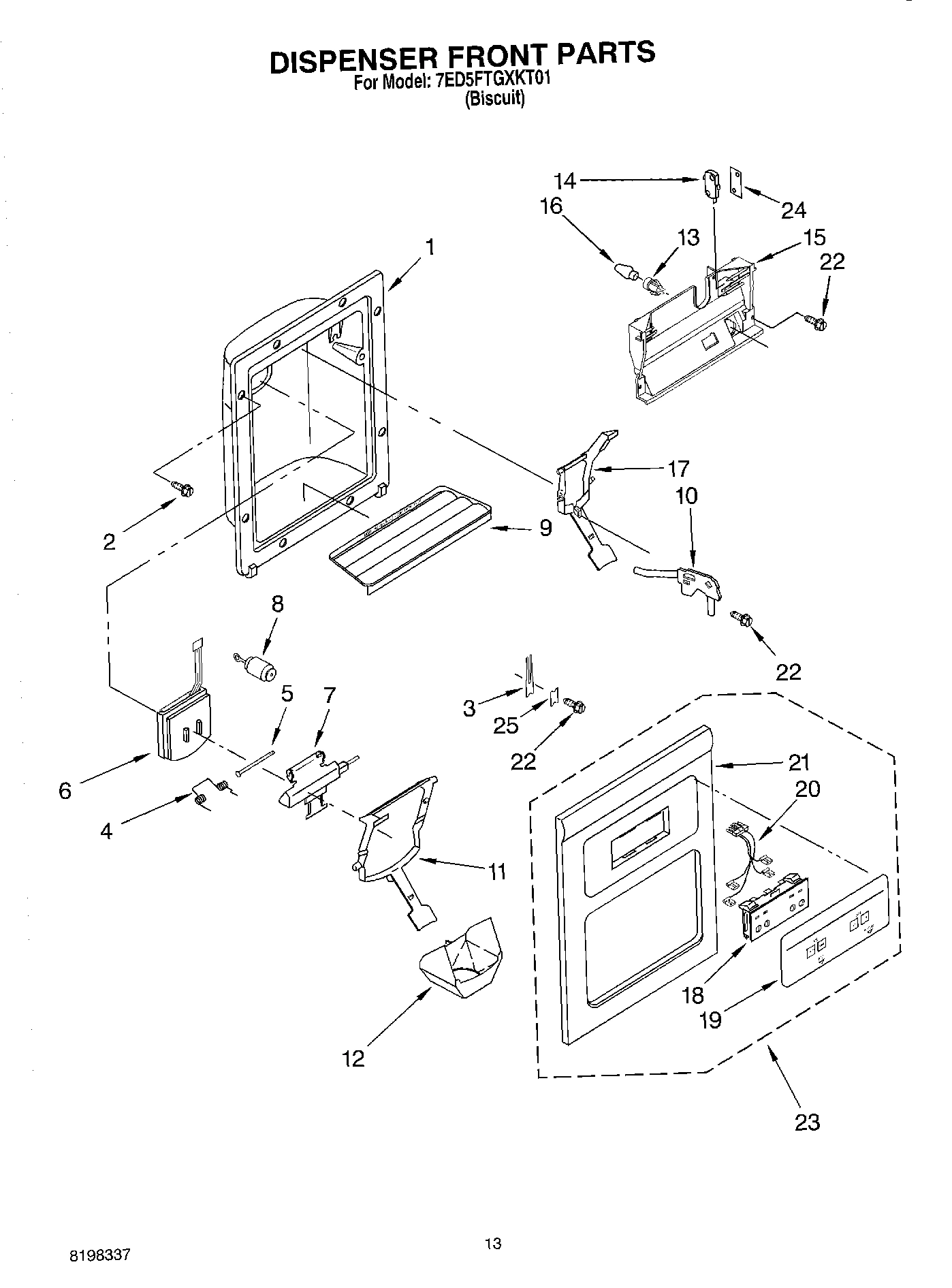 08 - DISPENSER FRONT