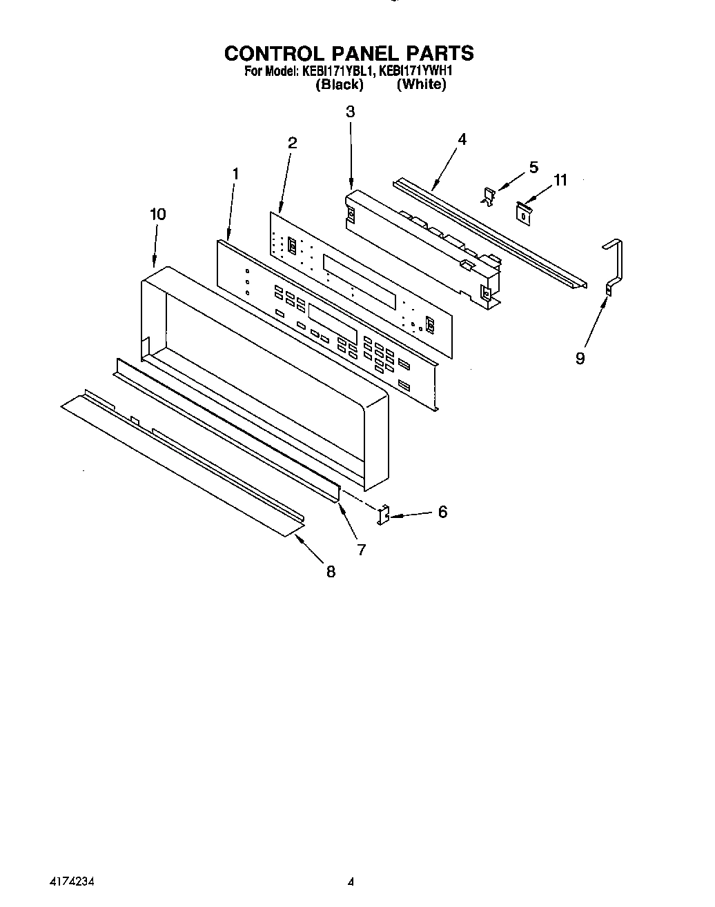 03 - CONTROL PANEL, LIT/OPTIONAL