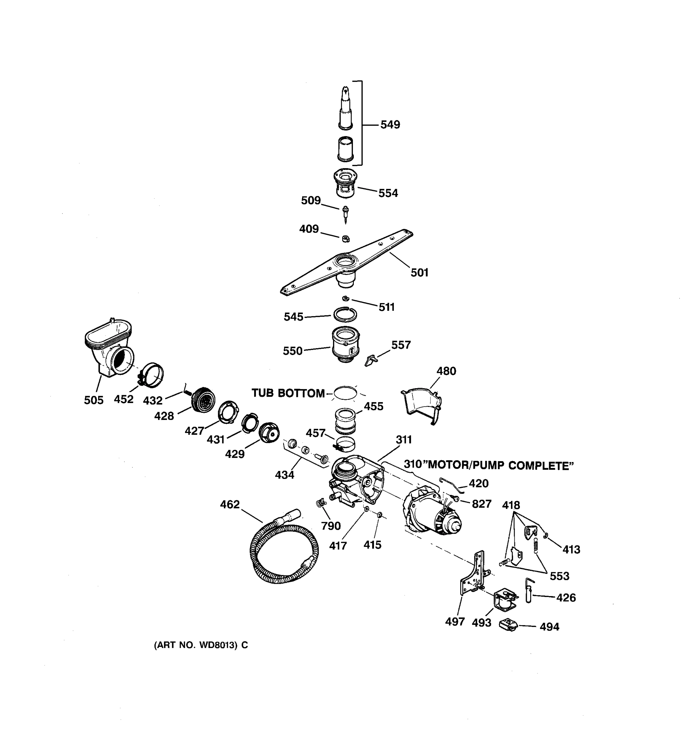 MOTOR-PUMP MECHANISM