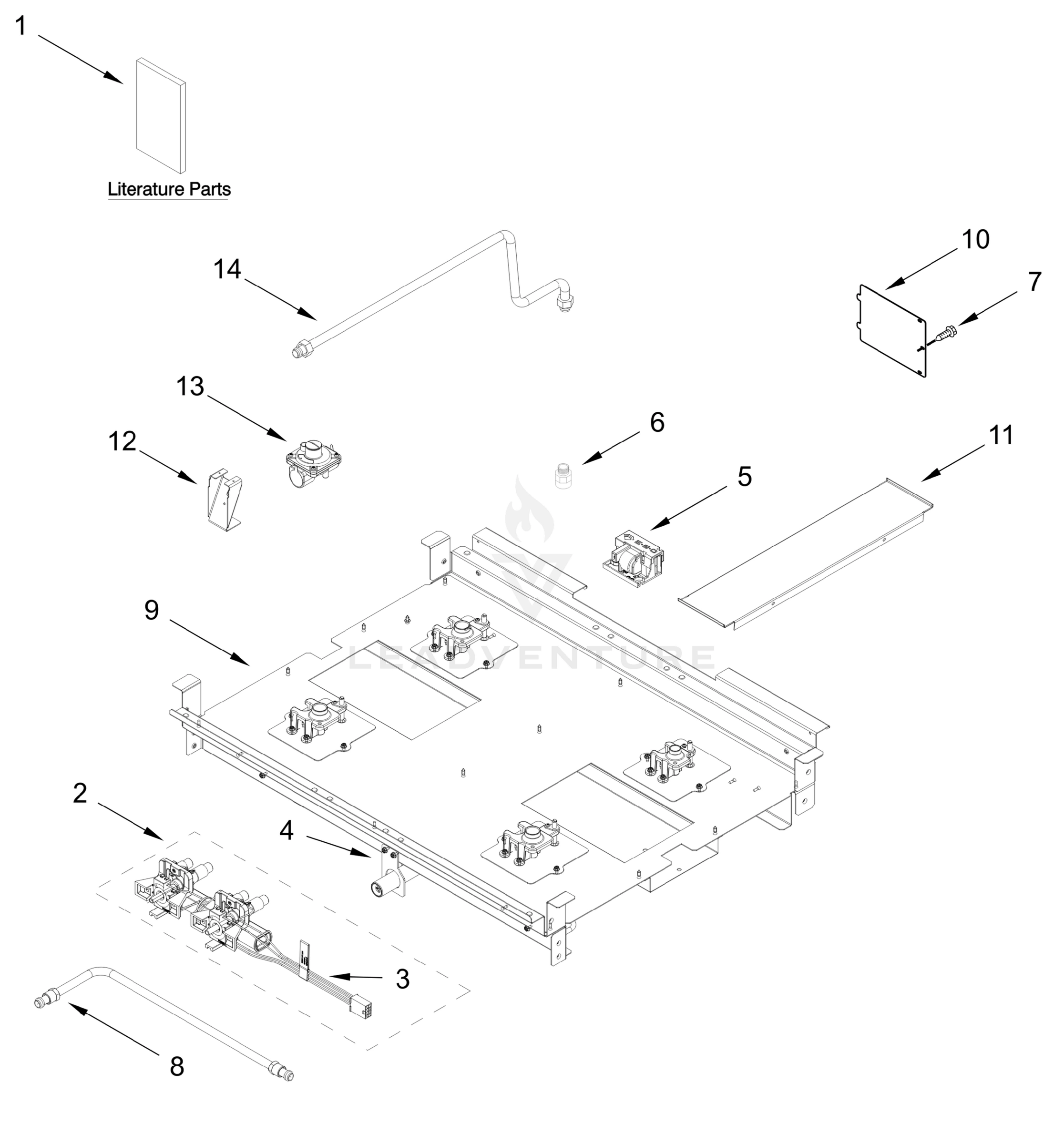 BURNER BOX PARTS