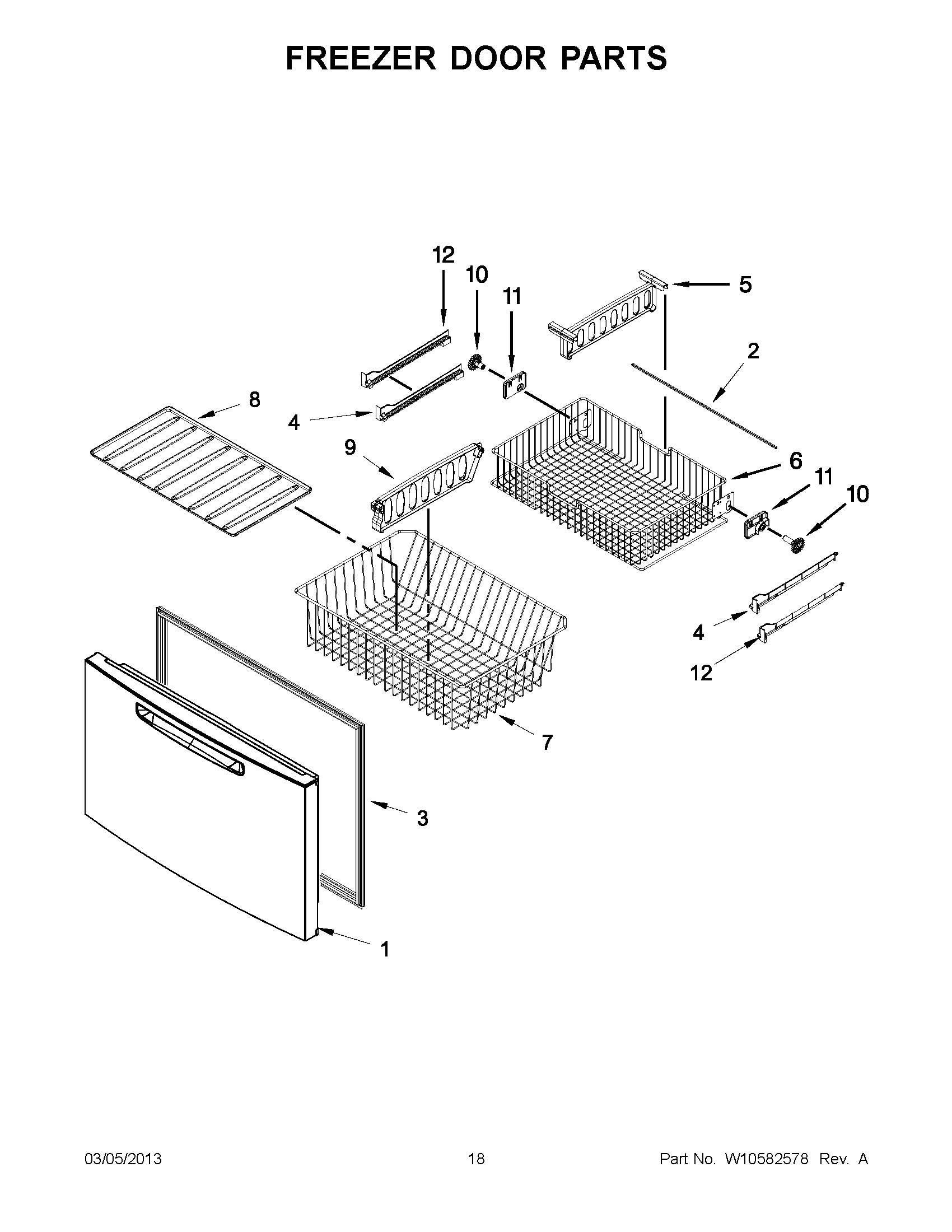 09 - FREEZER DOOR PARTS