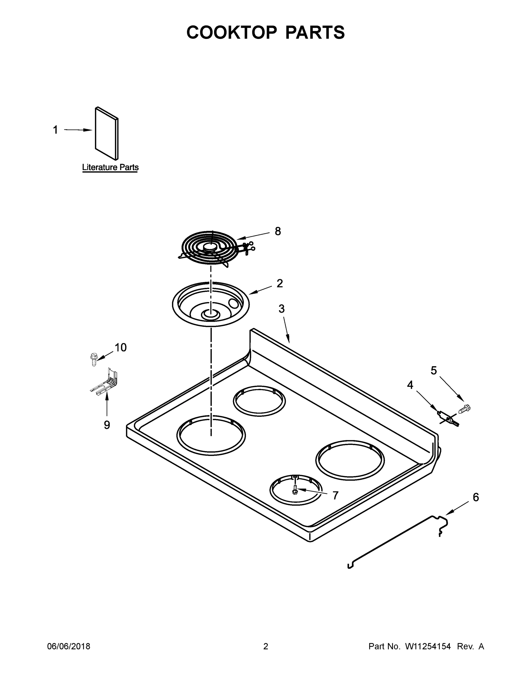 02 - COOKTOP PARTS