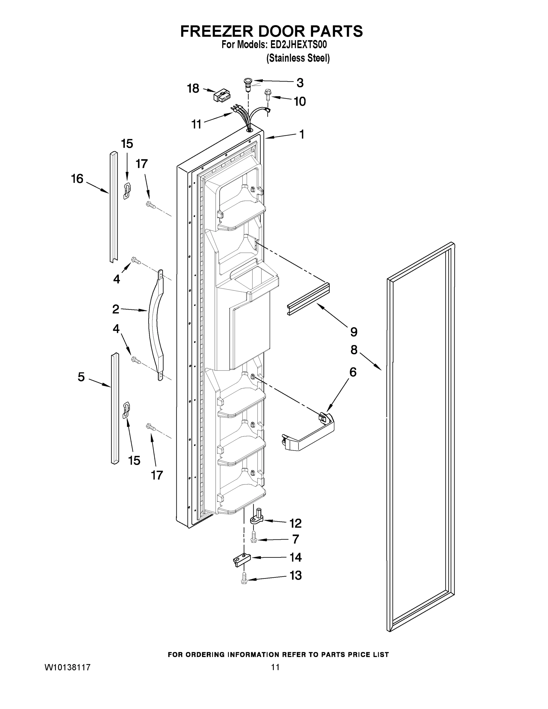 07 - FREEZER DOOR PARTS