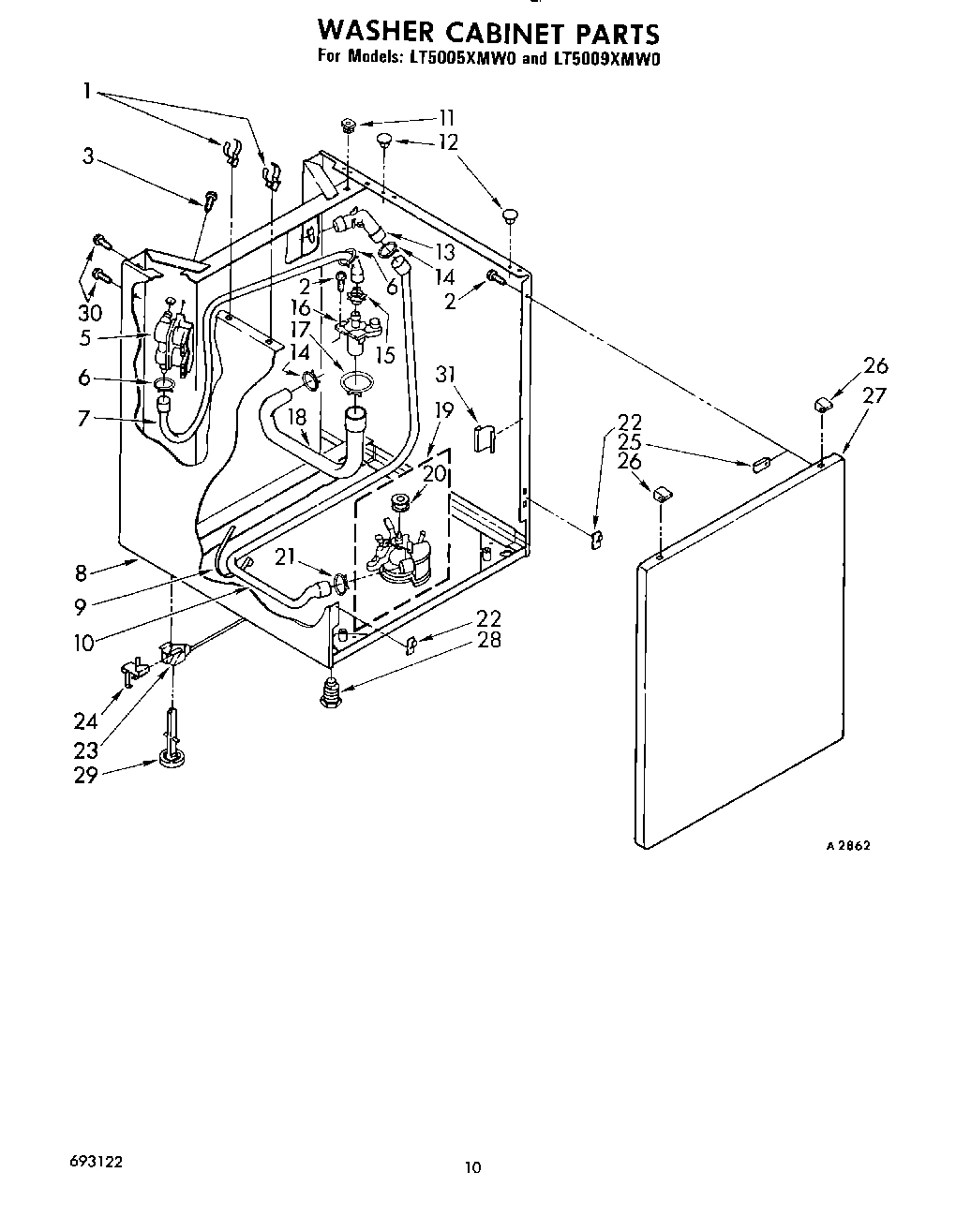 08 - WASHER CABINET