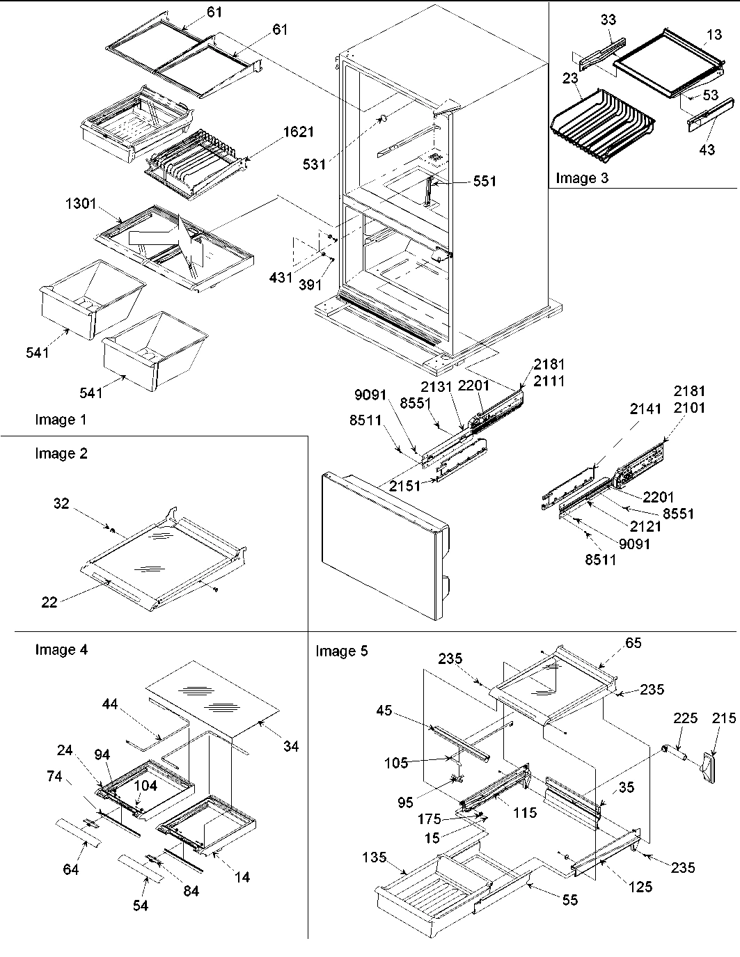10 - Shelving Assy