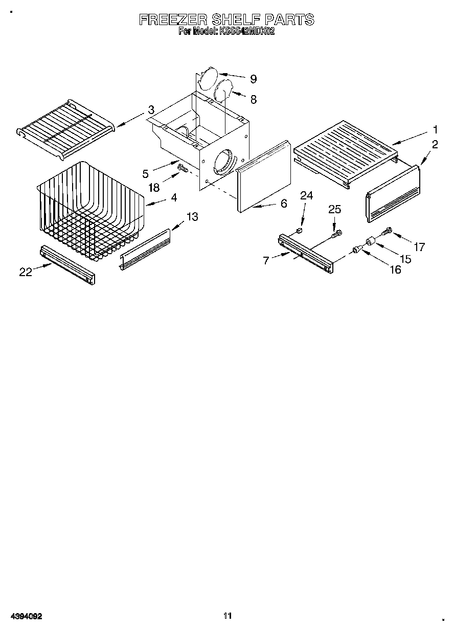 08 - FREEZER SHELF