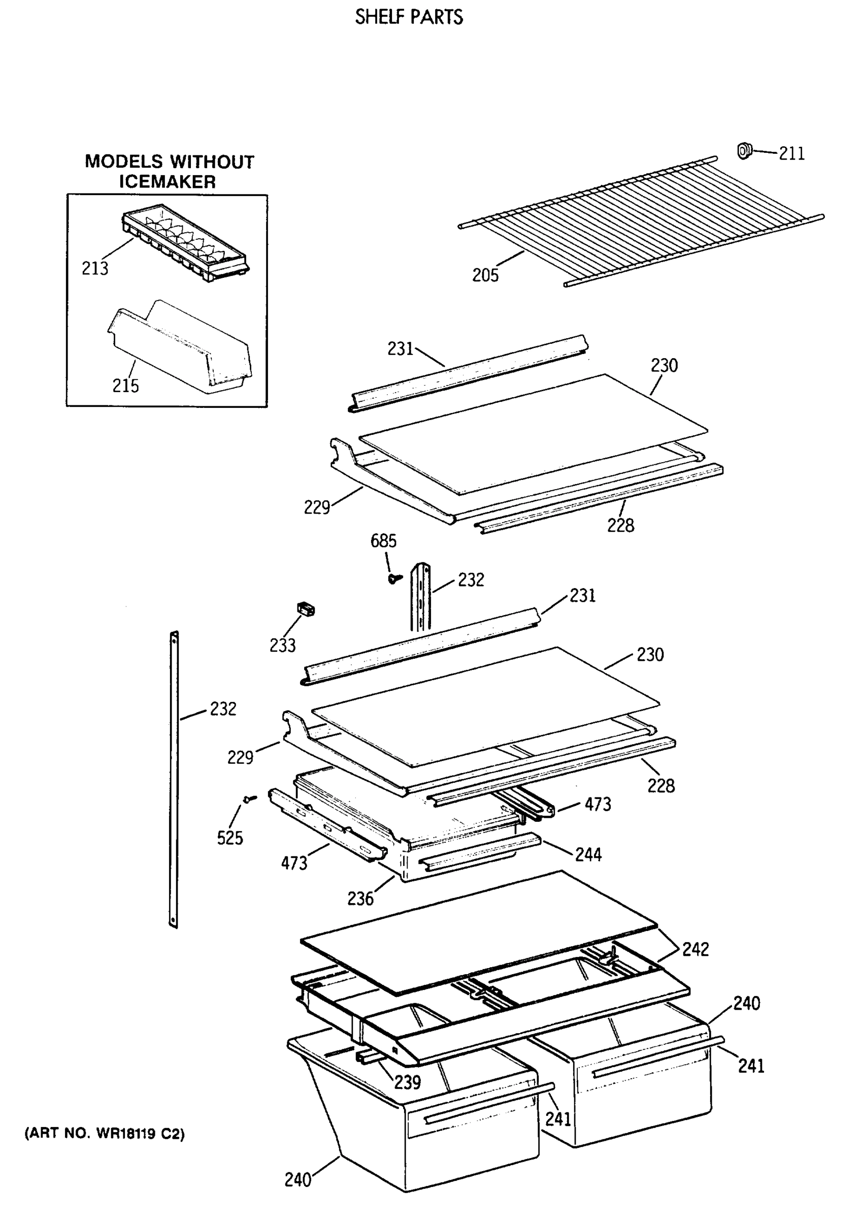 SHELF PARTS