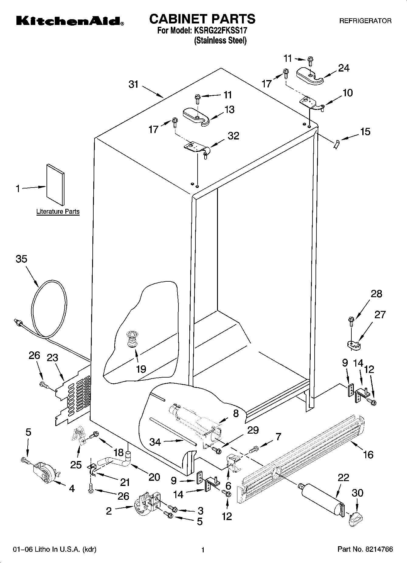 01 - CABINET PARTS