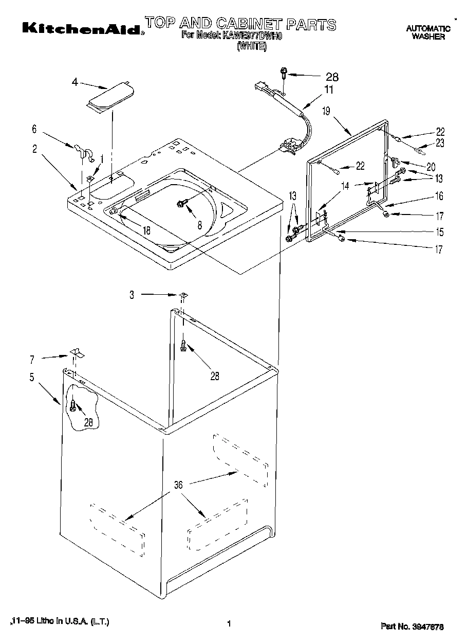 01 - TOP AND CABINET