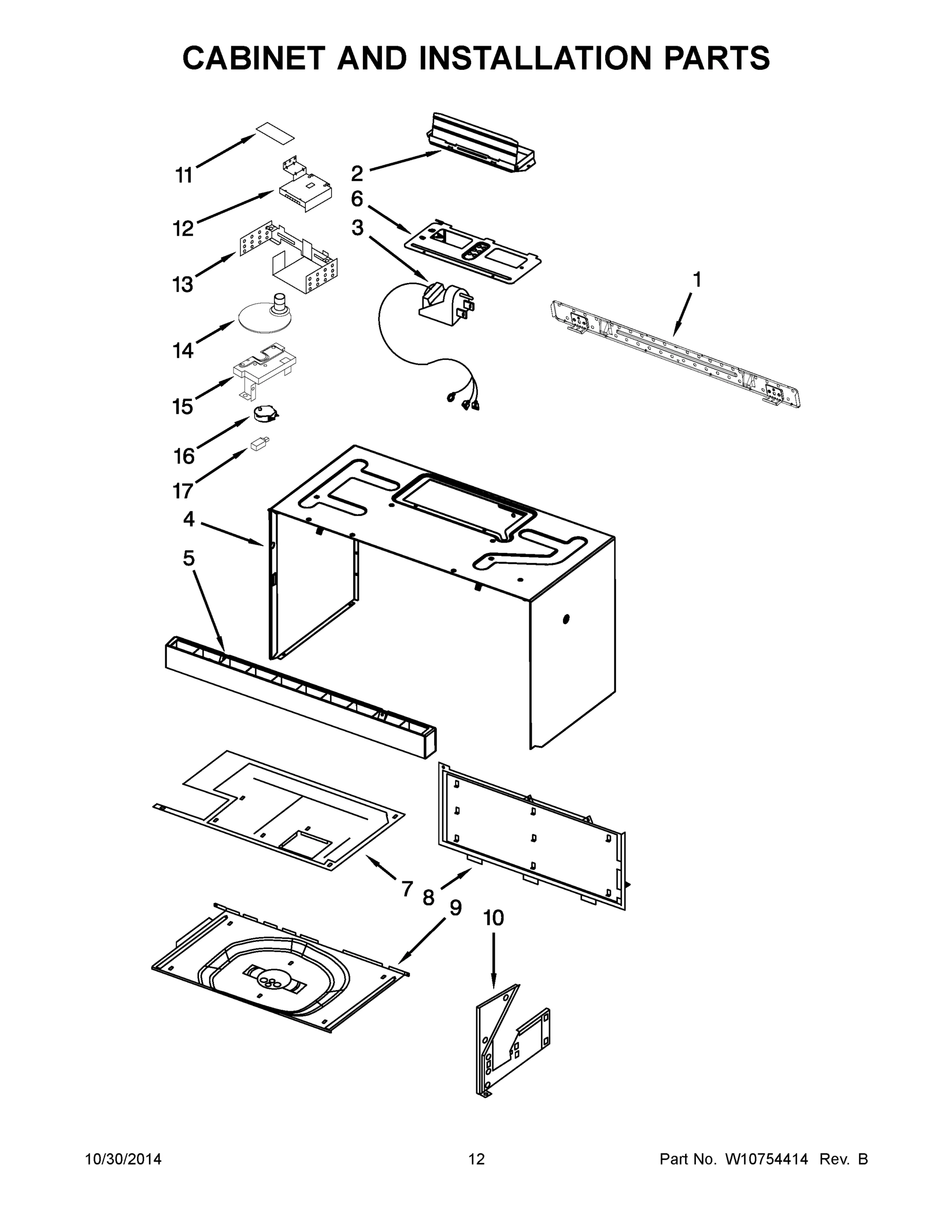 07 - CABINET AND INSTALLATION PARTS