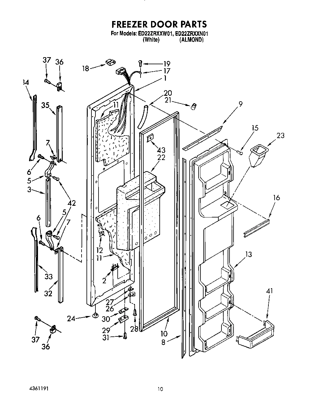 08 - FREEZER DOOR