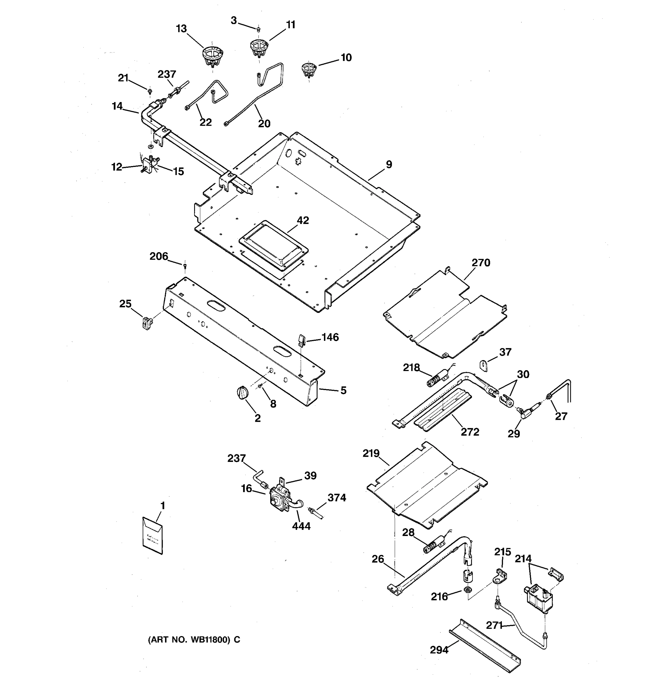 GAS BURNER PARTS