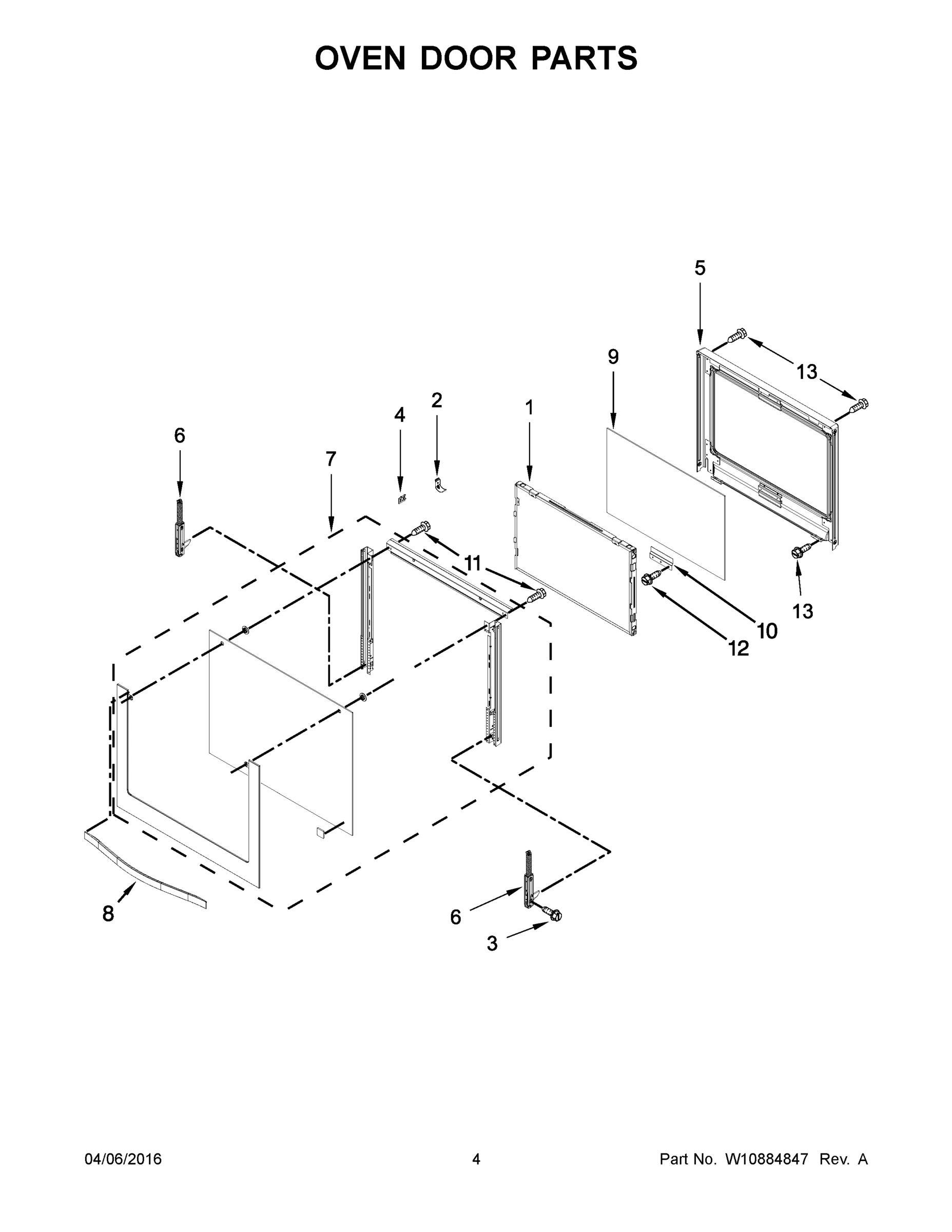 03 - OVEN DOOR PARTS