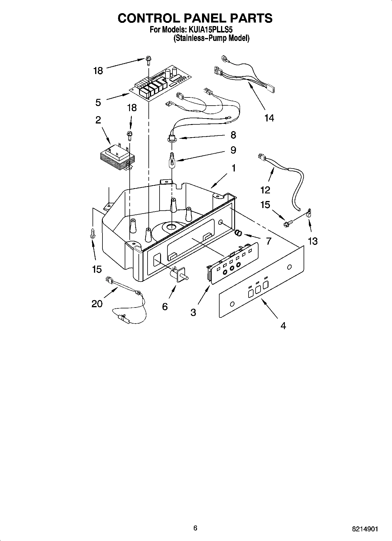 04 - CONTROL PANEL PARTS