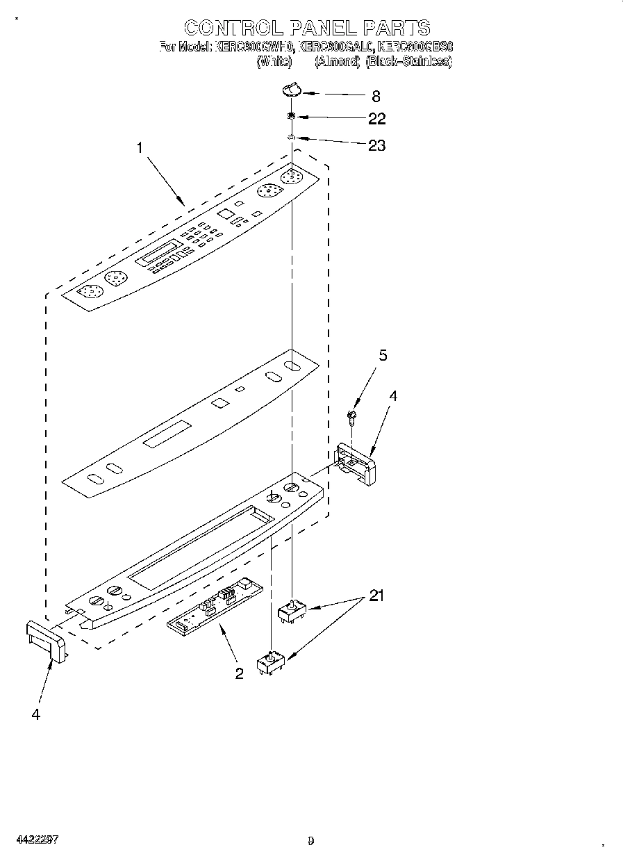 06 - CONTROL PANEL, LIT/OPTIONAL