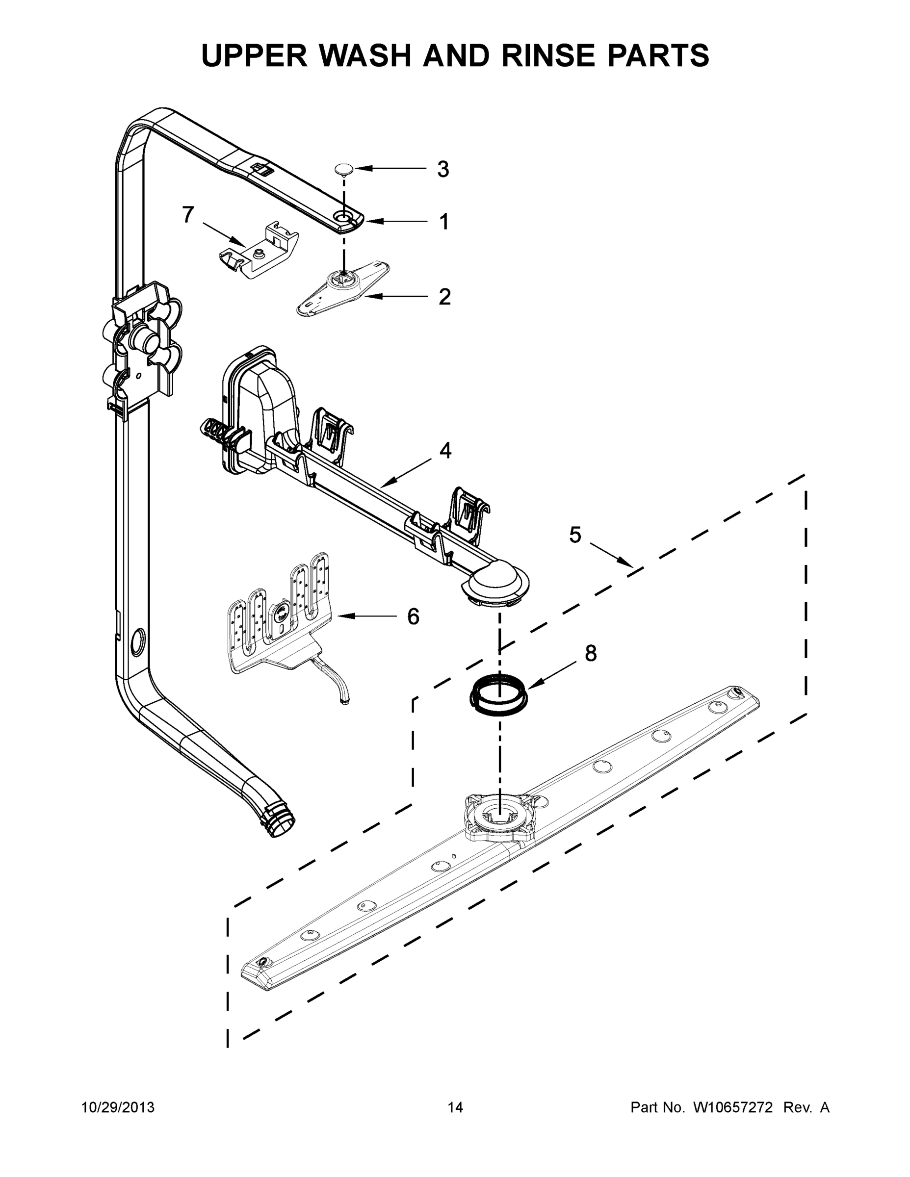 08 - UPPER WASH AND RINSE PARTS