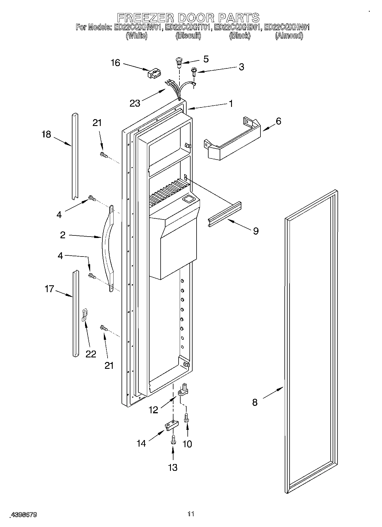 08 - FREEZER DOOR