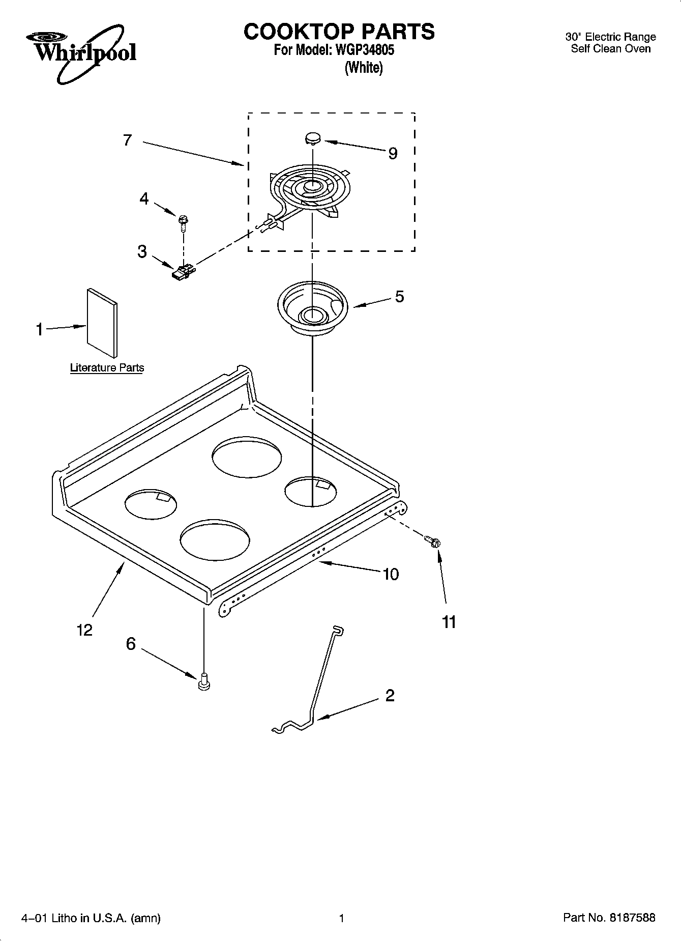 01 - COOKTOP PARTS