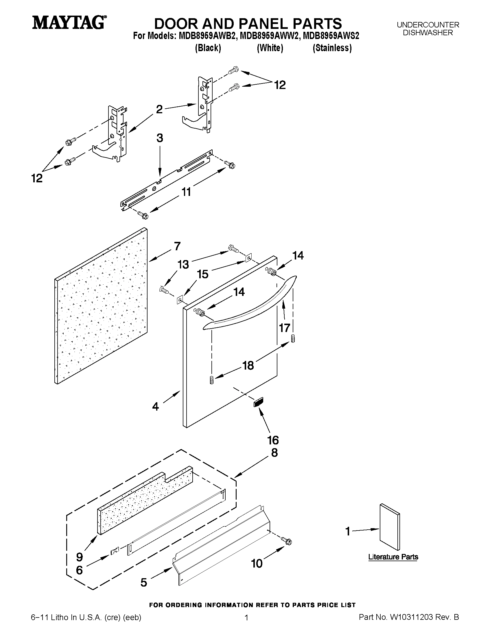 01 - DOOR AND PANEL PARTS