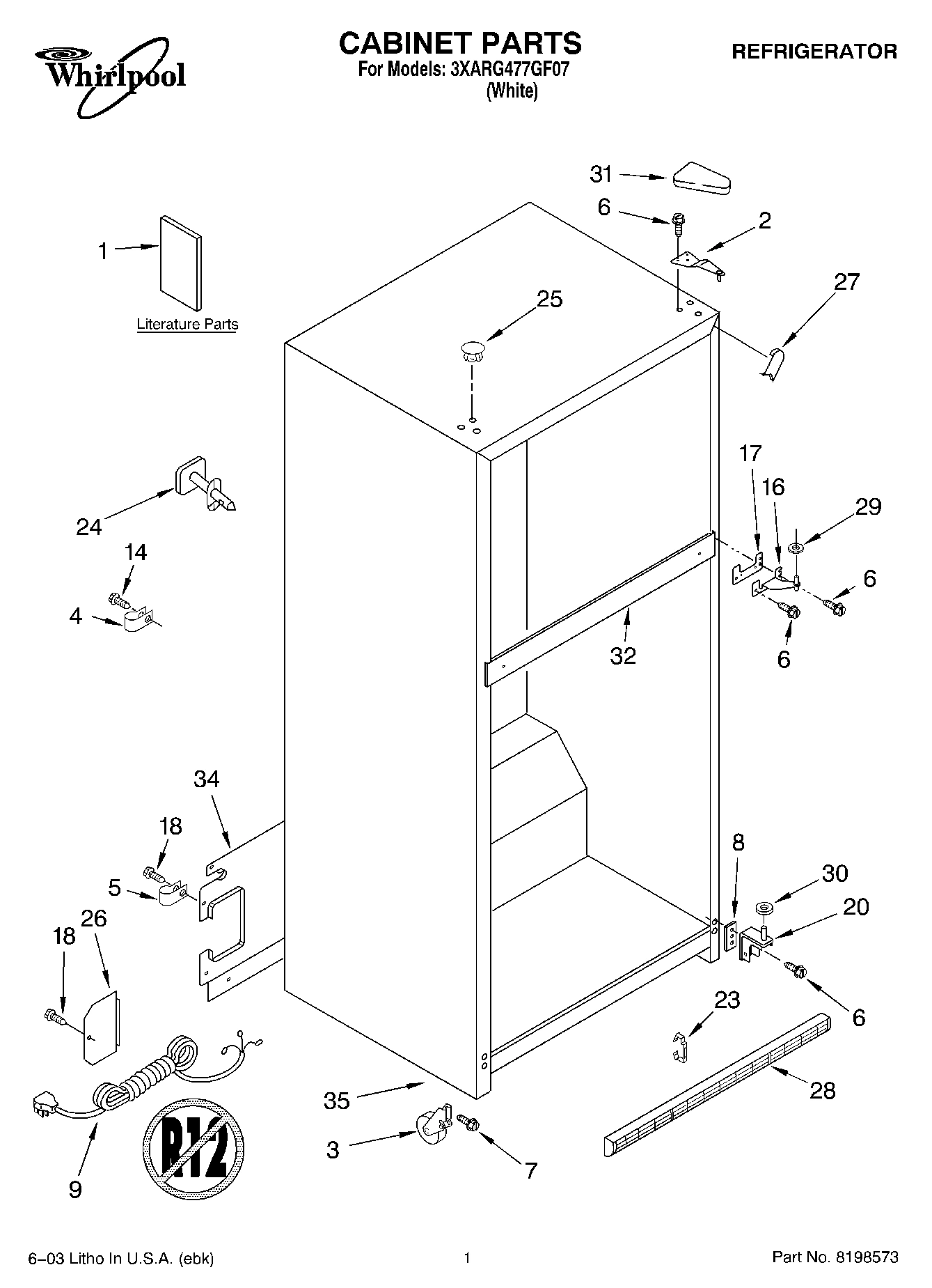 01 - CABINET PARTS
