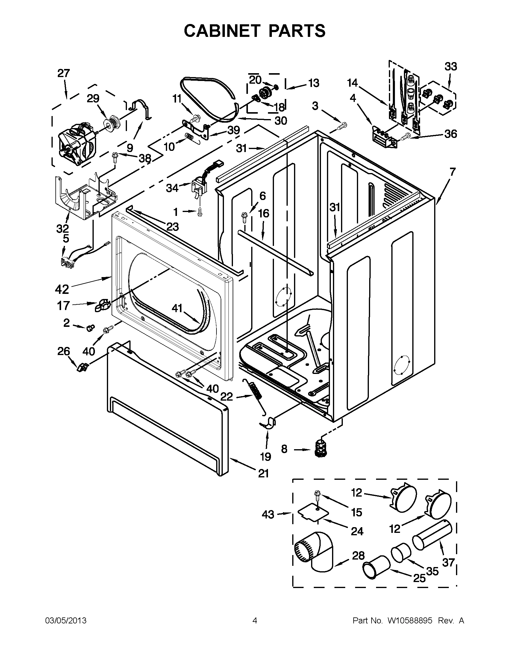 02 - CABINET PARTS