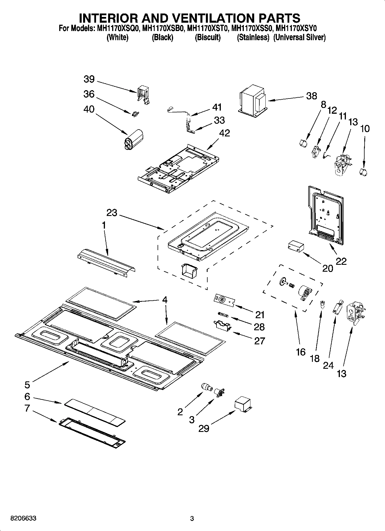 03 - INTERIOR AND VENTILATION PARTS